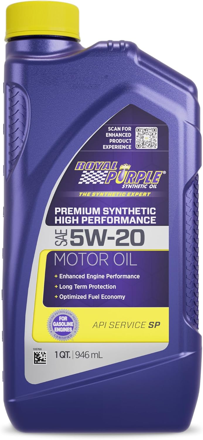 Royal Purple 51530 API-Licensed SAE 5W-30 High Performance Synthetic Motor Oil - 5 qt., Model:ROY51530