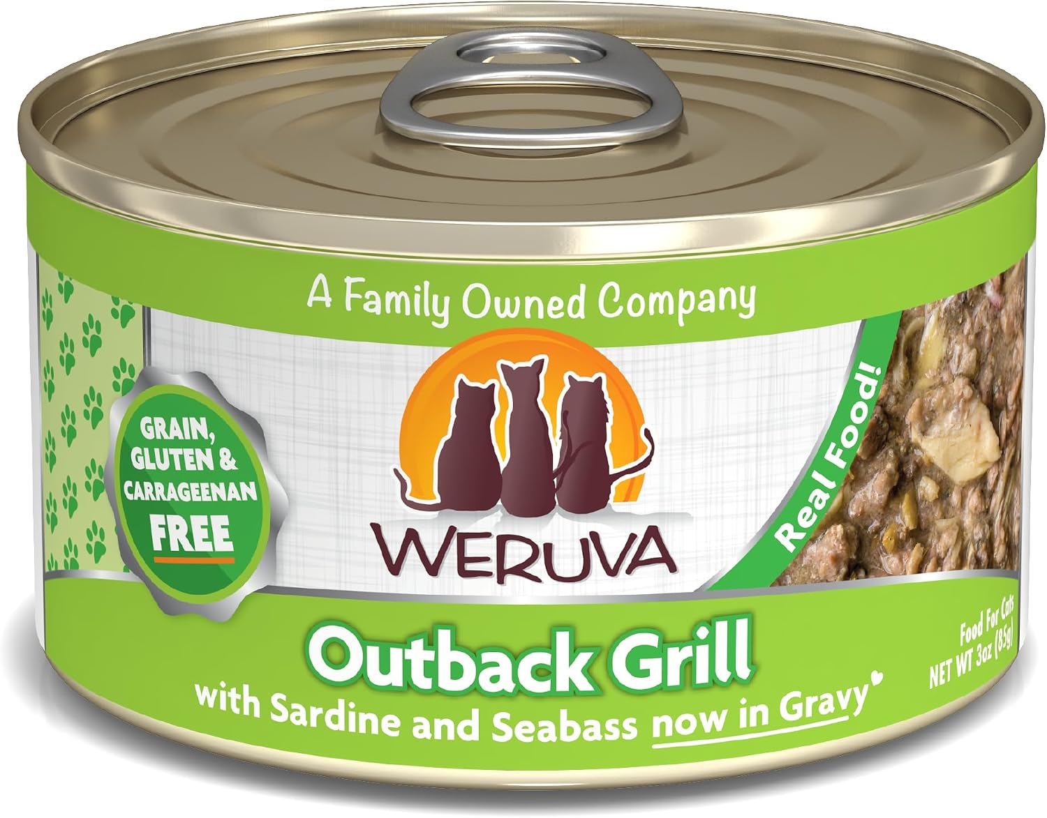 Weruva Classic Cat Food, Paw Lickin’ Chicken with Chicken Breast in Gravy, 3oz Can (Pack of 24)