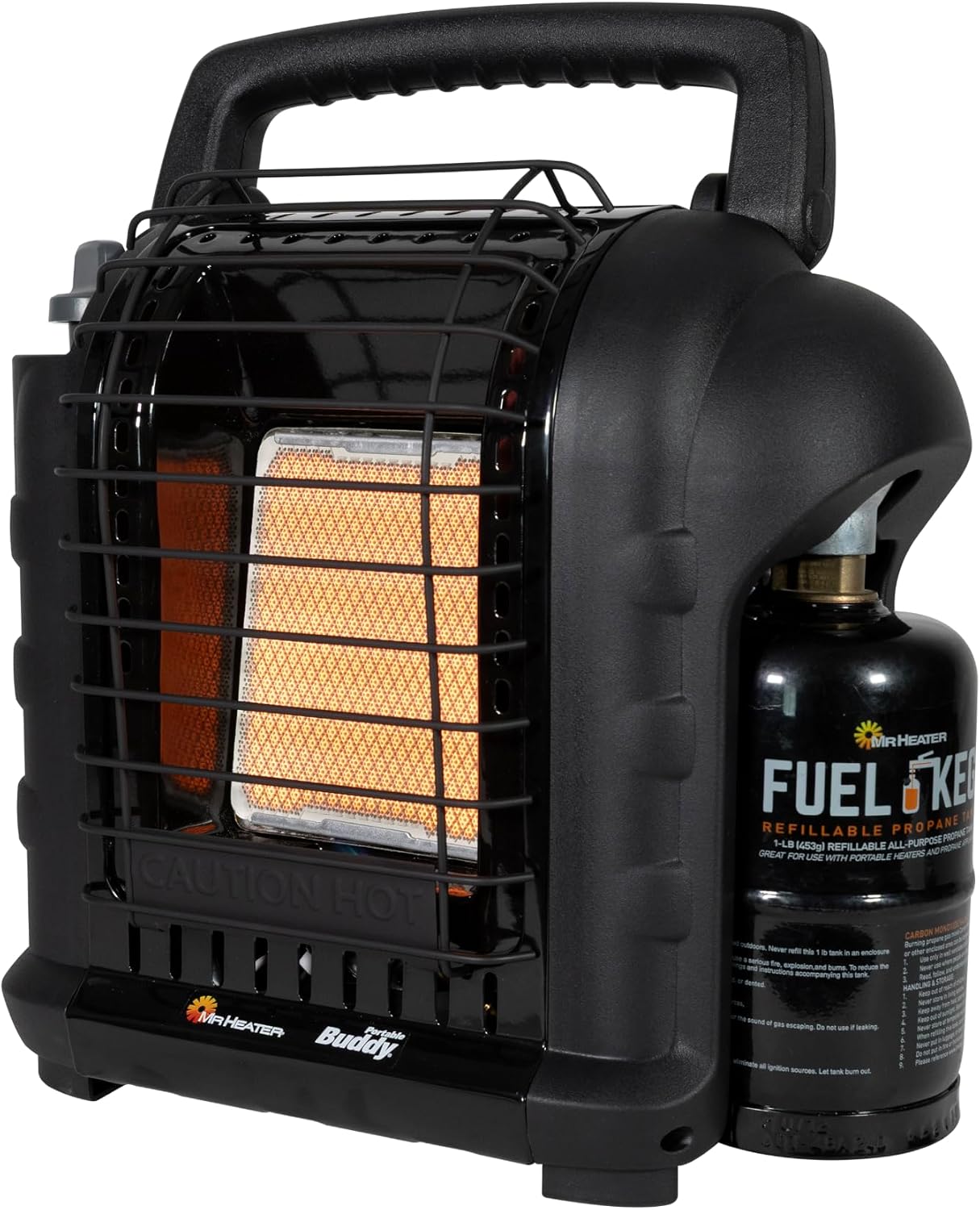 Mr. Heater 9,000 BTU Portable Buddy Midnight Series Radiant Propane Heater