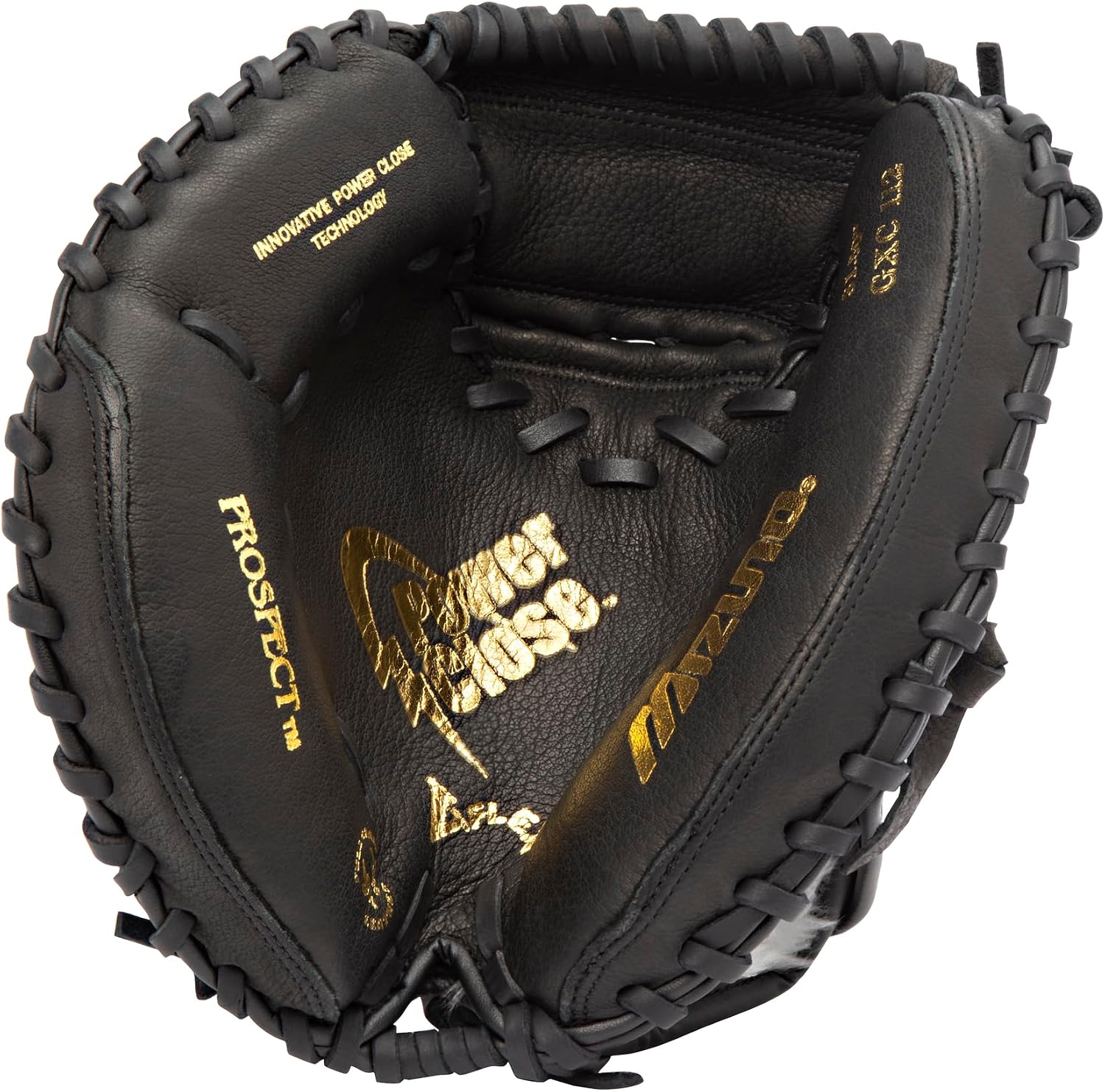 Mizuno Prospect PowerClose Youth Baseball Glove Series I V-Flex Notch I Parashock Palm Pad I Buttersoft Palm Liner