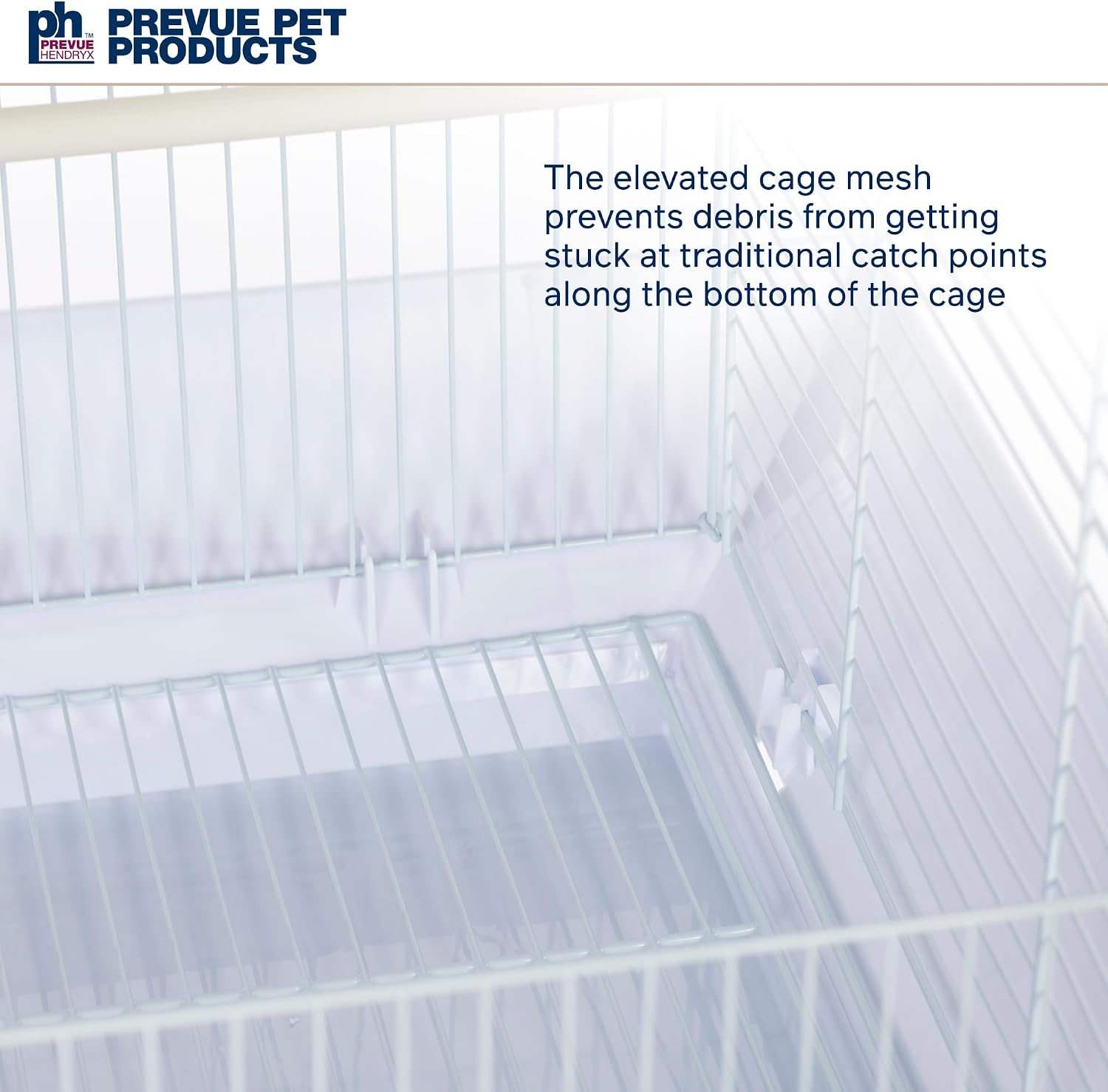 Prevue Hendryx SP850B/B Clean Life Cockatiel Cage, Black, 1/2"