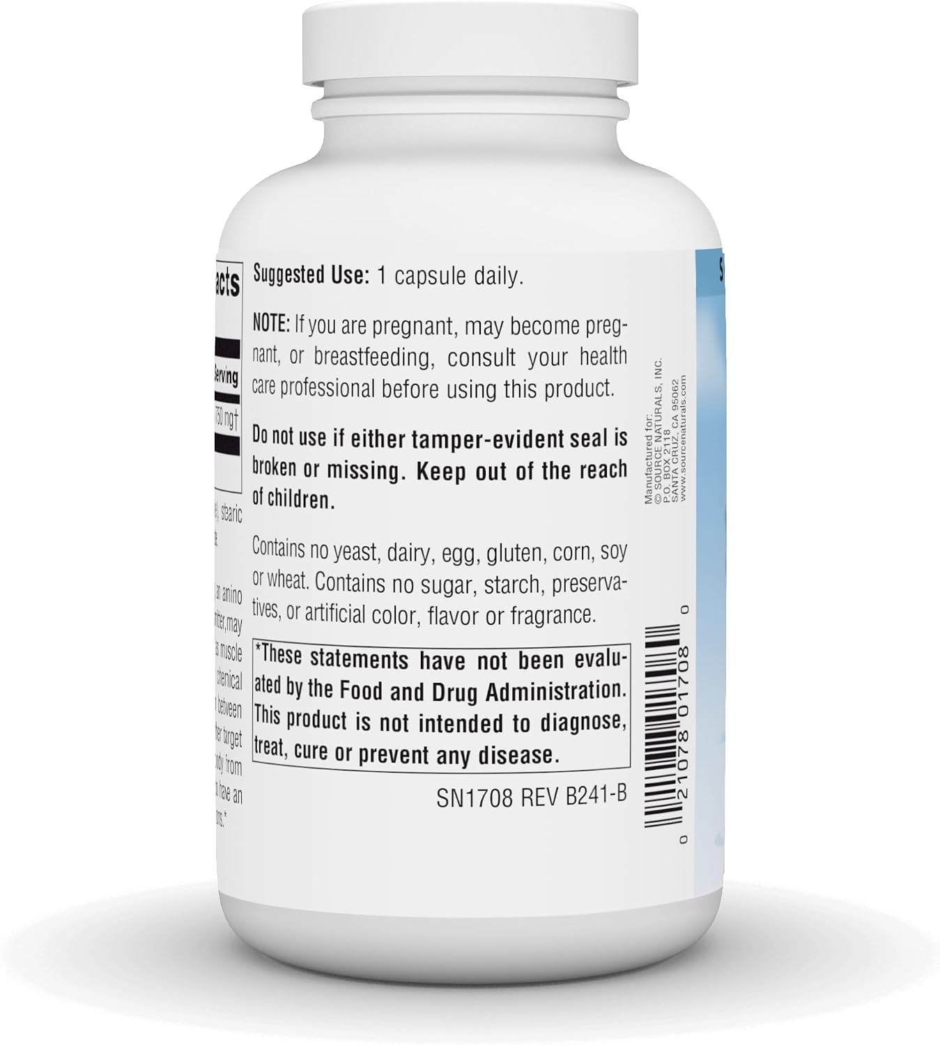 Source Naturals Serene Science GABA, for a Calm Mind, 750mg - 45 Capsules