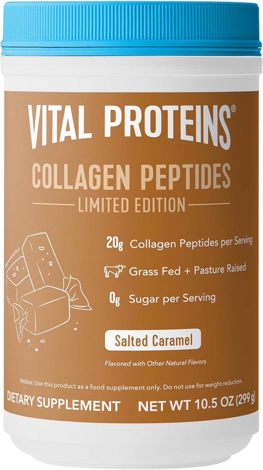 Vital Proteins Collagen Peptides Powder, Unflavored Stick Packs, 20 Count | 10g Hydrolyzed Collagen Peptide Per Packet, Supports Hair Skin & Nails, Travel-Friendly Stick Packs, 20 Servings