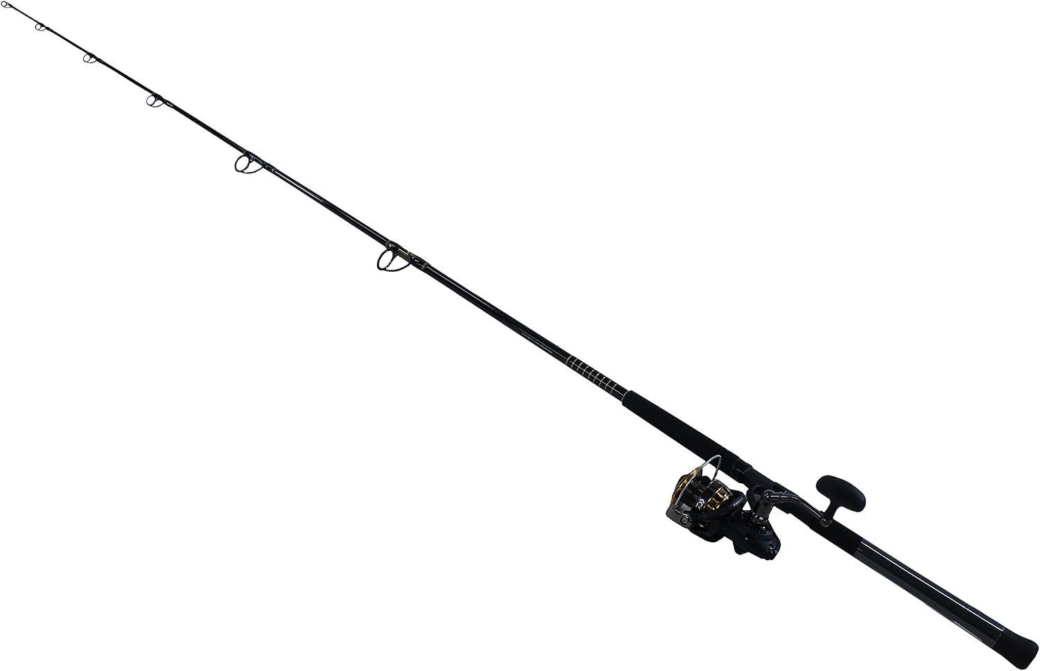 Daiwa BG5000/701H BG Saltwater Pre-Mounted Combo, 5000, 6+1 Bearing, Spinning, 7' Rod, 1Piece