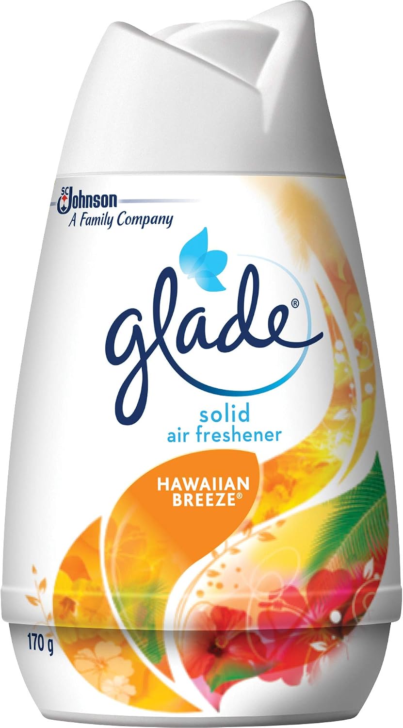 Glade Solid Air Freshener, Deodorizer for Home and Bathroom, Cashmere Woods, 6 Oz