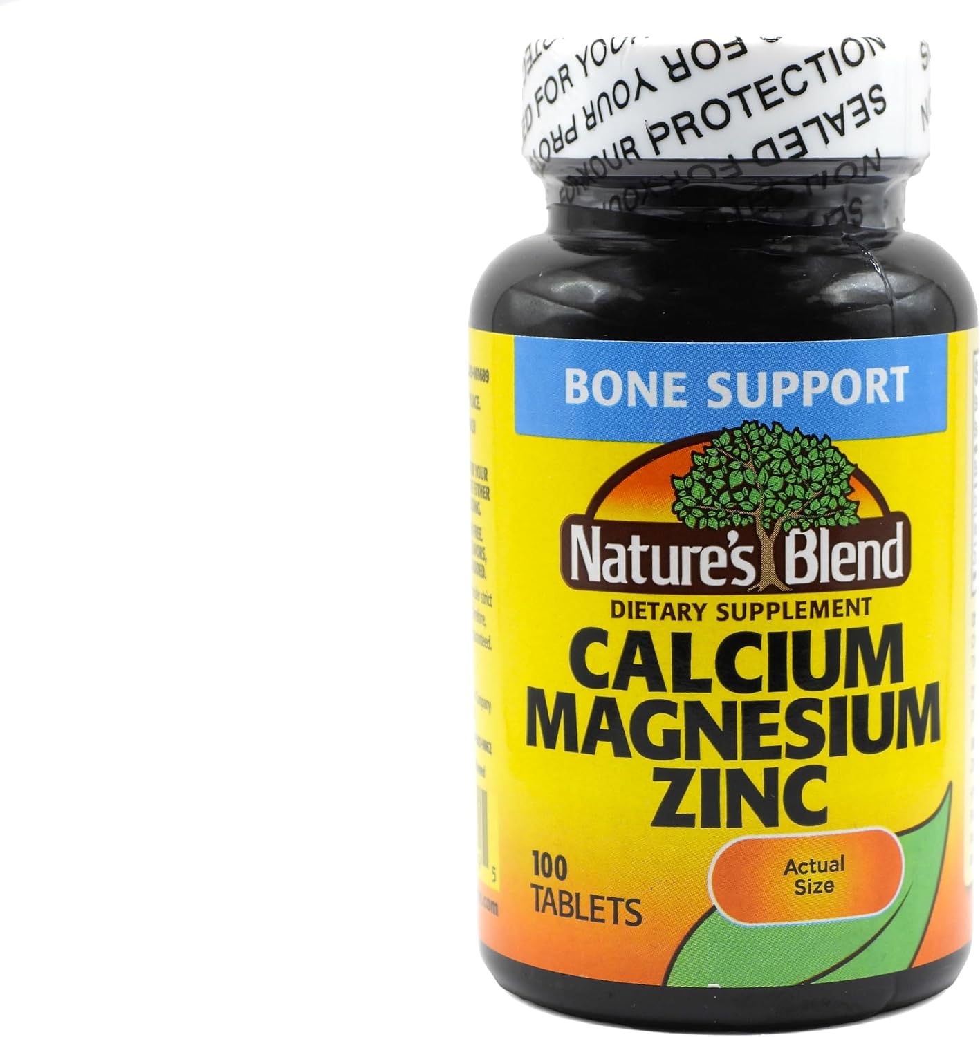 Nature's Blend Calcium Magnesium Zinc Tabs, Unflavored, 100 Count