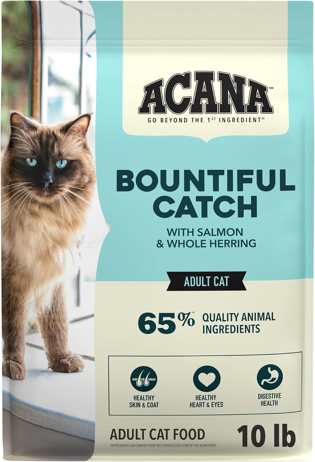 ACANA Dry Cat Food Bountiful Catch Salmon Catfish and Herring 4lb Bag