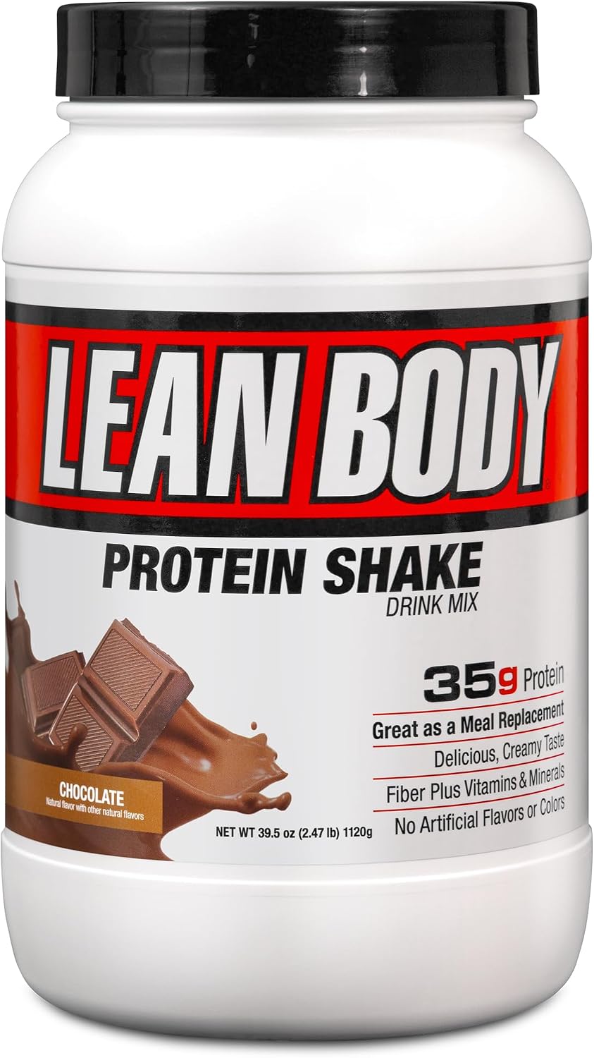 Labrada Nutrition Lean Body Hi-Protein Shake, Strawberry, 2.47-Pound Tub Strawberry Packaging May Vary