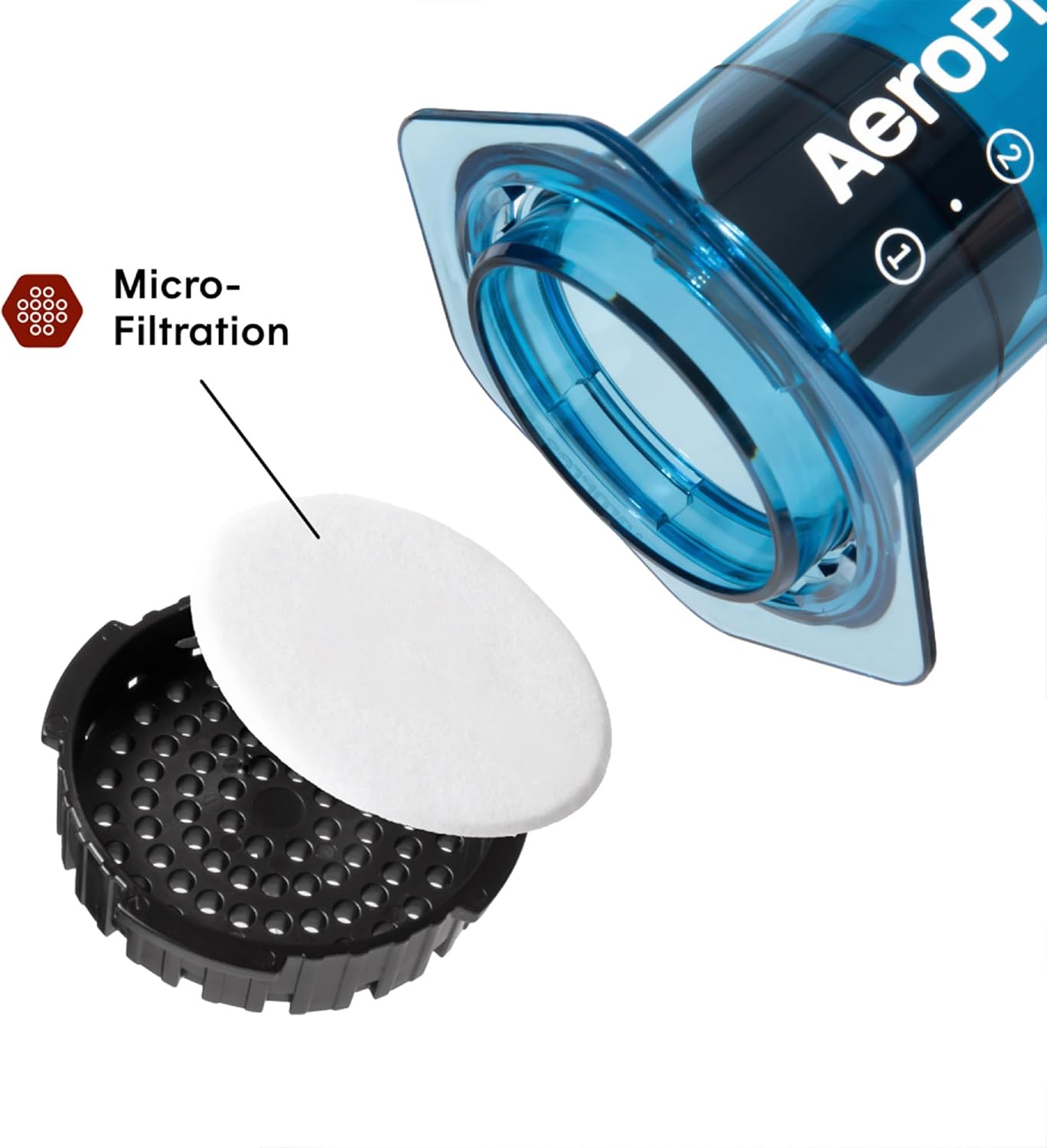 AeroPress Original Coffee Press, French Press, Pour-Over & Espresso Style | All-in-One Manual Coffee Maker, 2-Minute Brew, Less Bitterness, More Flavor, Portable, Travel & Camping