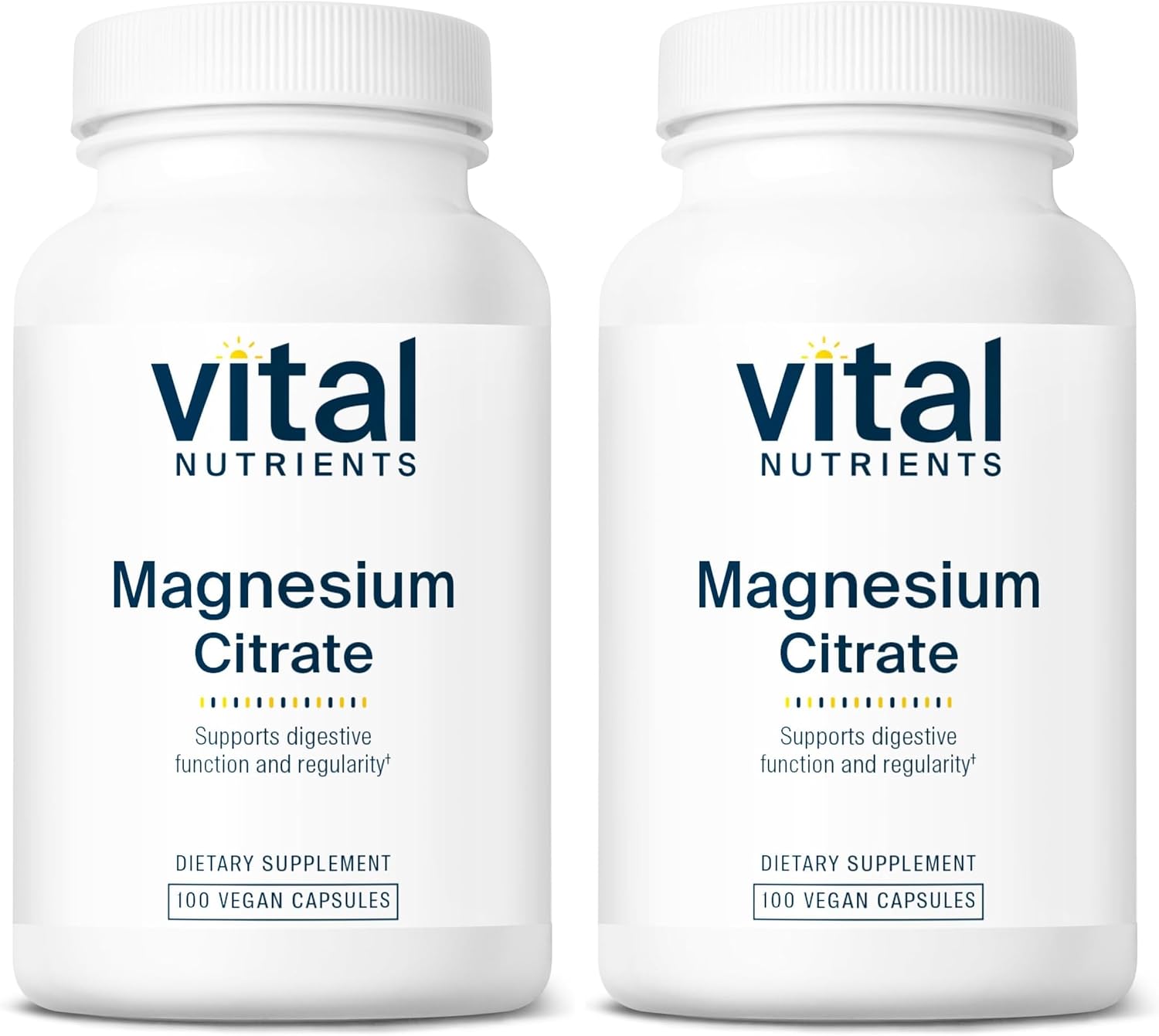 Vital Nutrients Magnesium Citrate 150mg - Promotes Relaxation - Supports Sleep, Bone, Heart, Muscle, Kidney, & Nerve Health* - Vegan Supplement - Gluten, Dairy, Soy Free - 100 Capsules