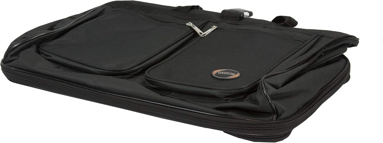 40" 30" 36" Rolling Wheeled Duffel Bag Spinner Suitcase Luggage Expandable (36", Black)