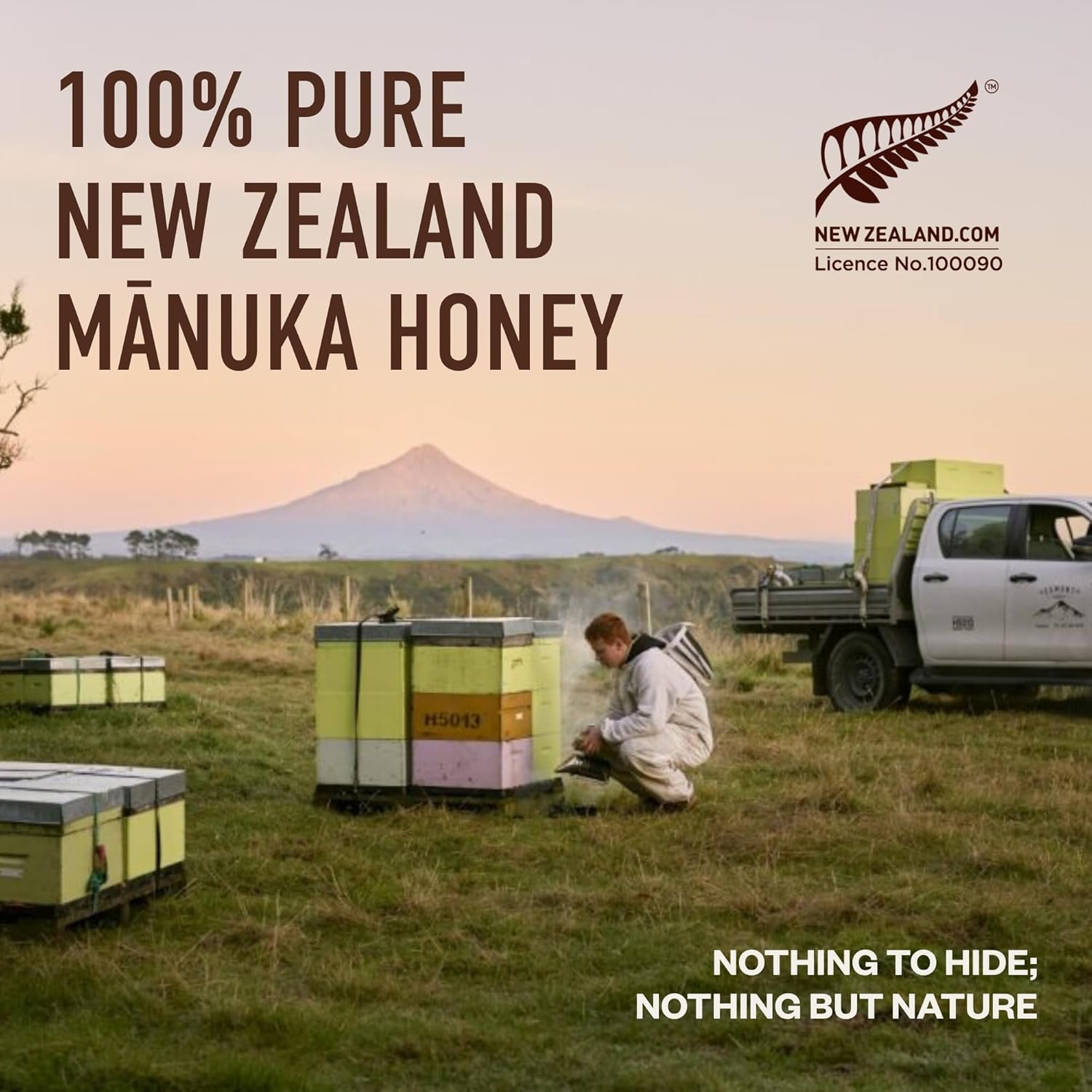Egmont Honey Raw Mānuka Honey | UMF 18+ MGO 700+ Certified | 8.8oz