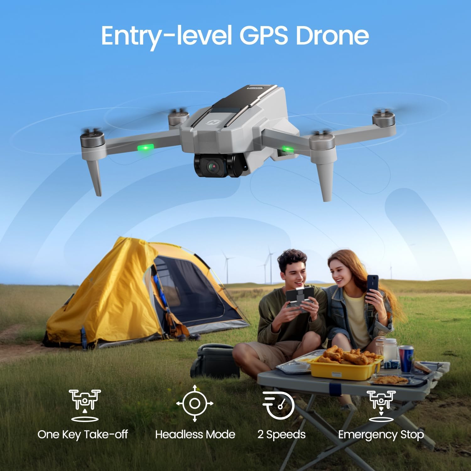 Holy Stone HS440 Foldable FPV Drone with 1080P WiFi Camera for Adult Beginners and Kids
