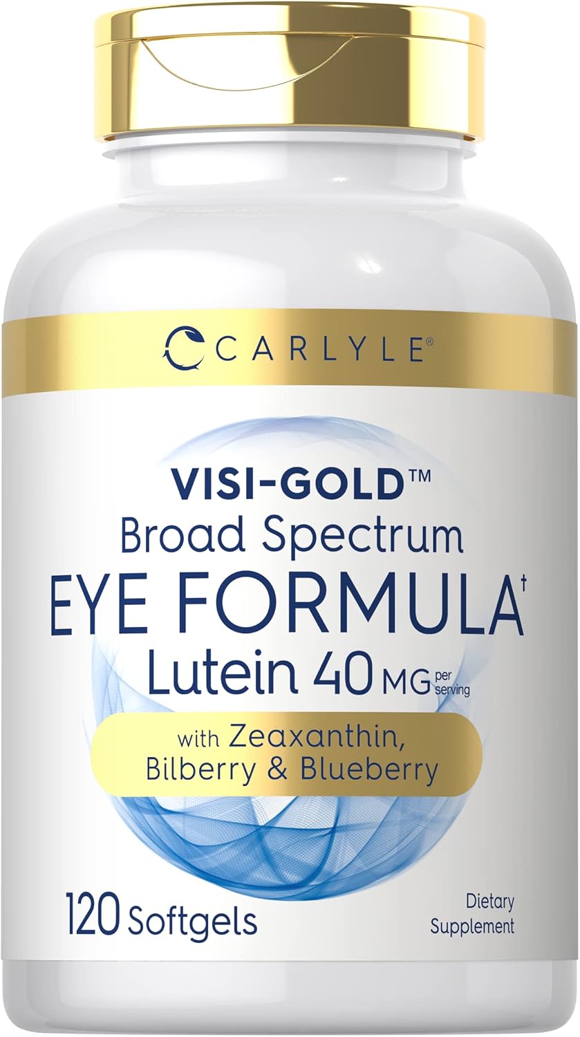 Carlyle Eye Health with Lutein, Zeaxanthin & Bilberry | 120 Softgels