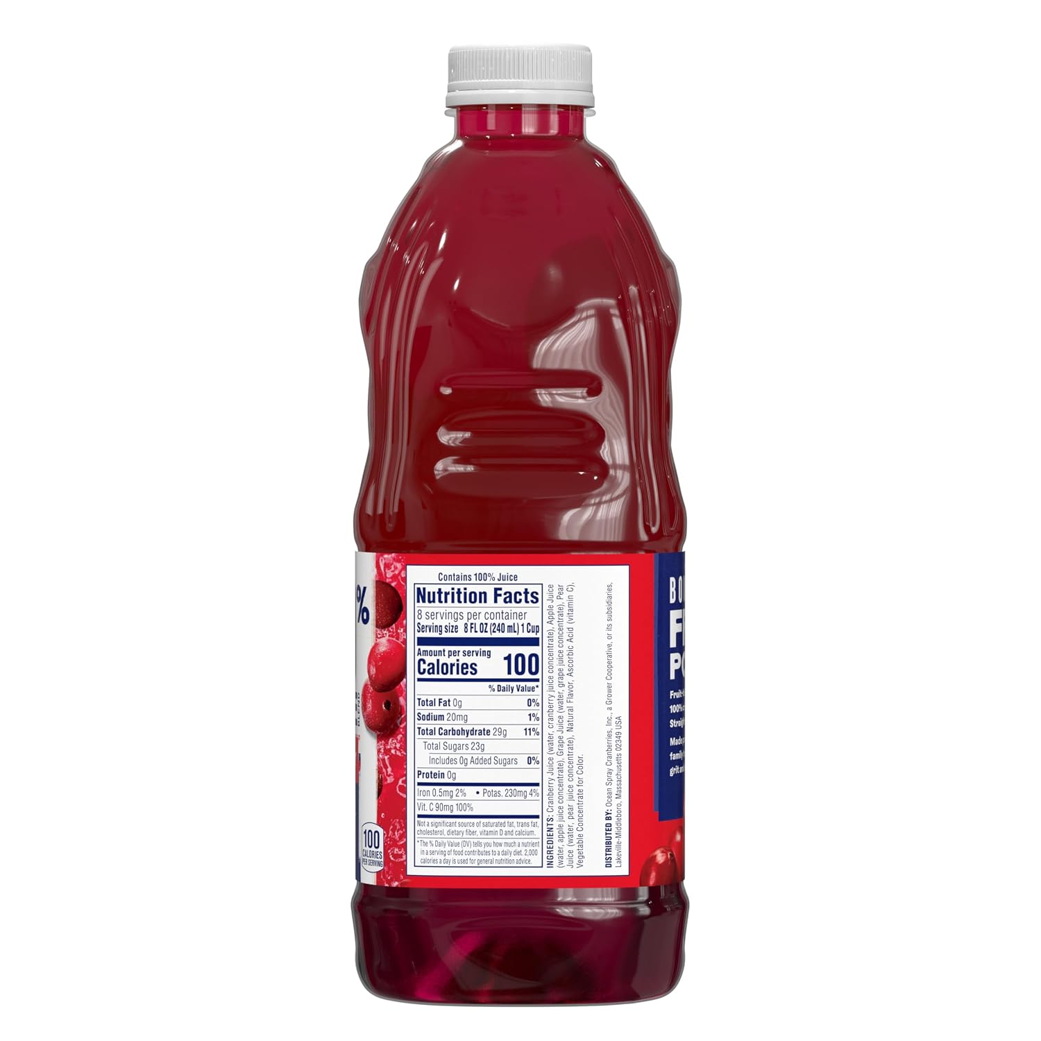 Ocean Spray® Cran-Raspberry® Cranberry Raspberry Juice Drink, 101.4 Fl Oz Bottle