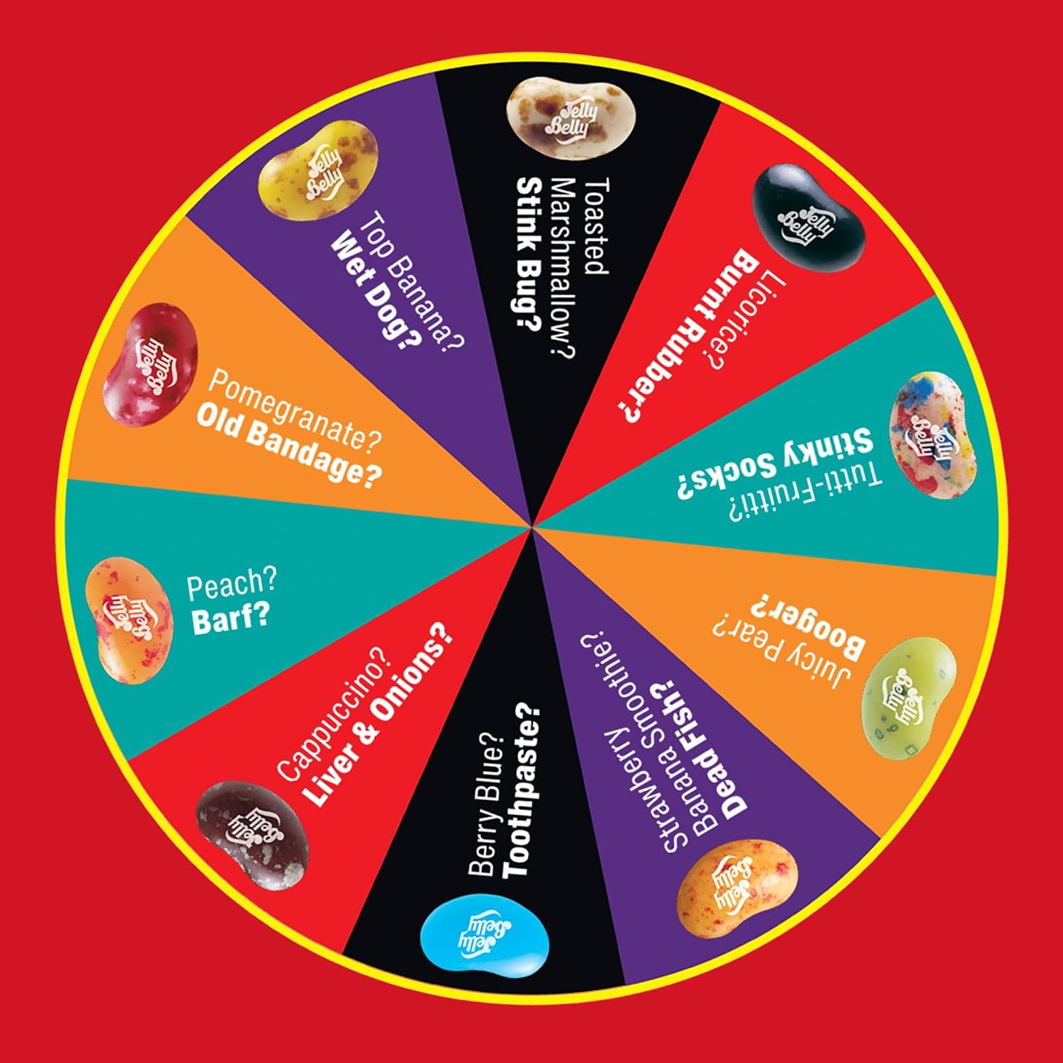 Jelly Belly Bean Boozled Spinner Gift Box Game, Net Wt 3.5oz