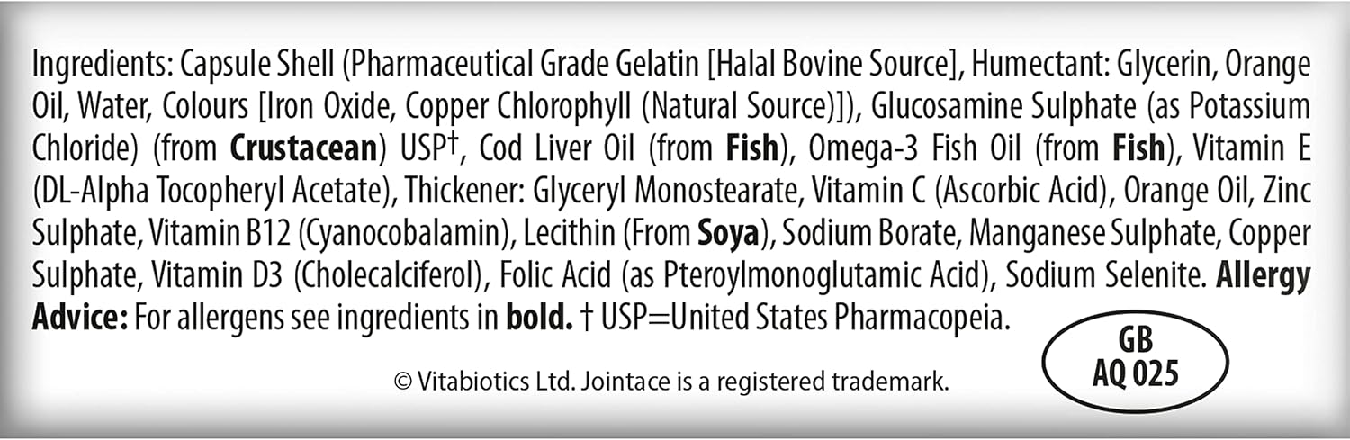 Jointace by Vitabiotics Omega-3 Capsules x 30