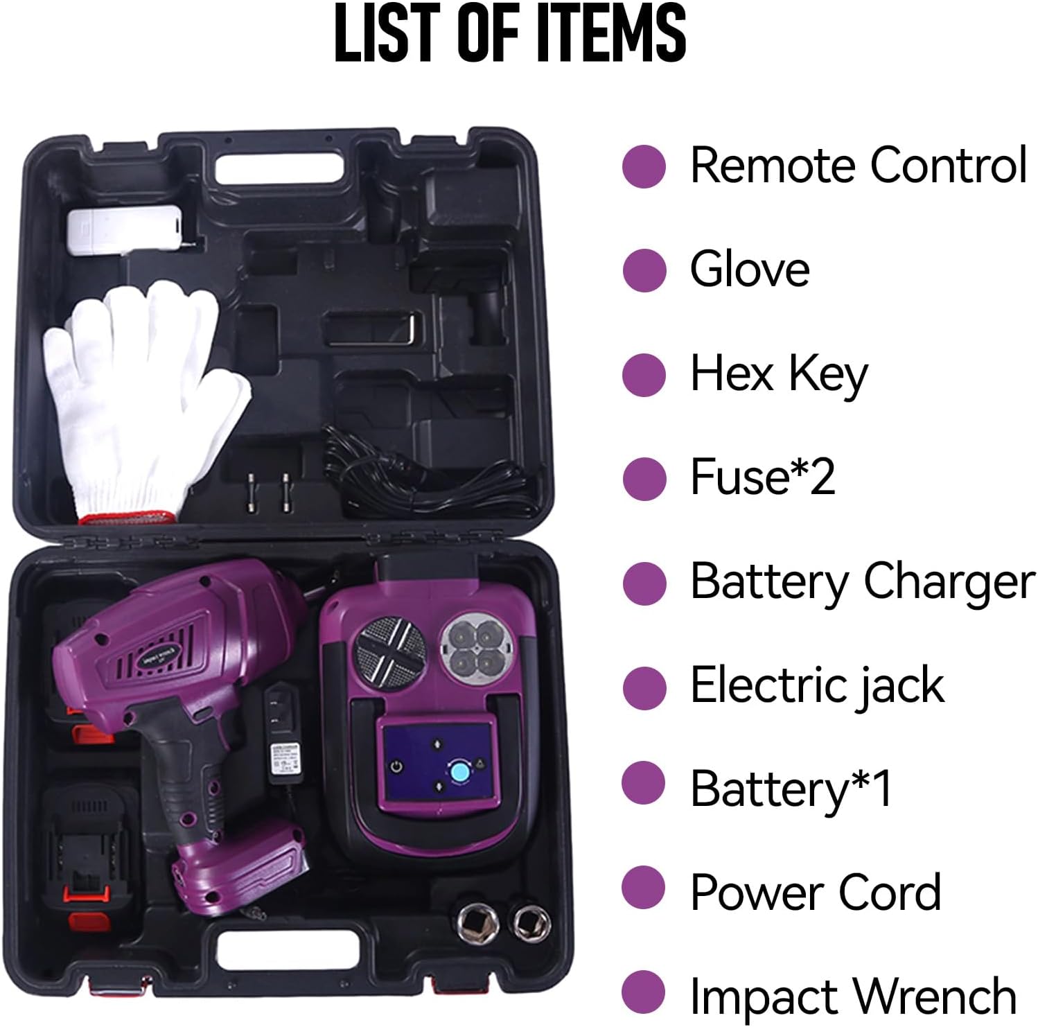 ROGTZ Electric Car Jack Hydraulic Kit 5T Tire Inflator Pump for Car Repair
