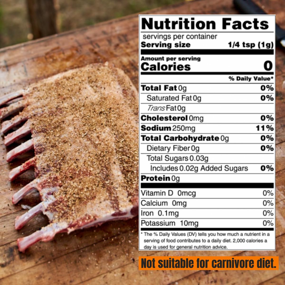 Hardcore Carnivore Black | All-Purpose Beef Seasoning Rub, 13oz Shaker