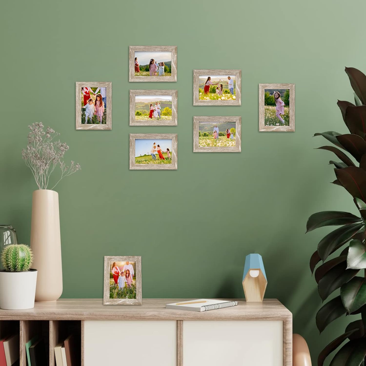 Giftgarden Black 8x10 Picture Frame Bulk, Multi 8 x 10 Photo Frames Set for Wall Hanging or Tabletop, 12 Pack