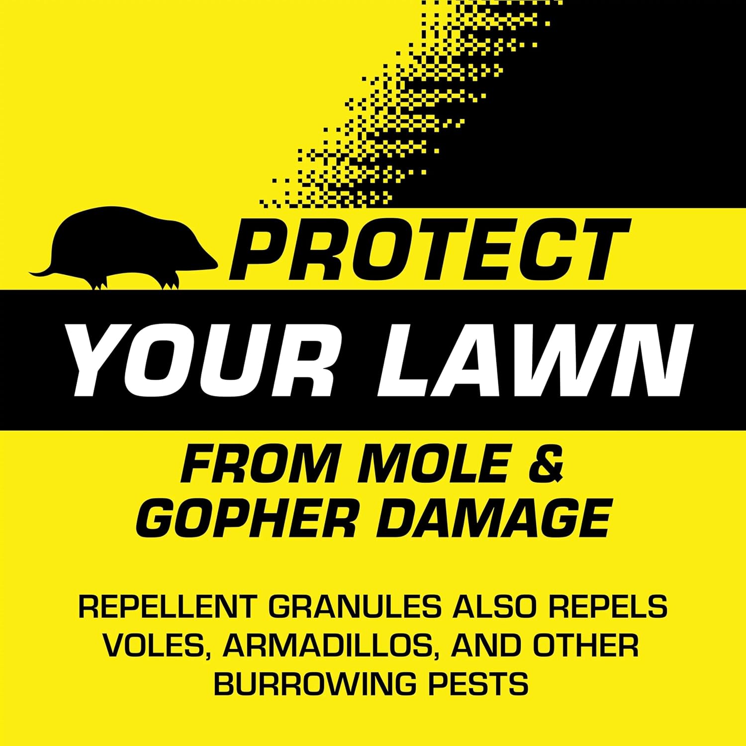 Tomcat Mole & Gopher Repellent Granules, 4 lbs. | Mole Repellent Granules Formulated with Castor Oil, For Lawns