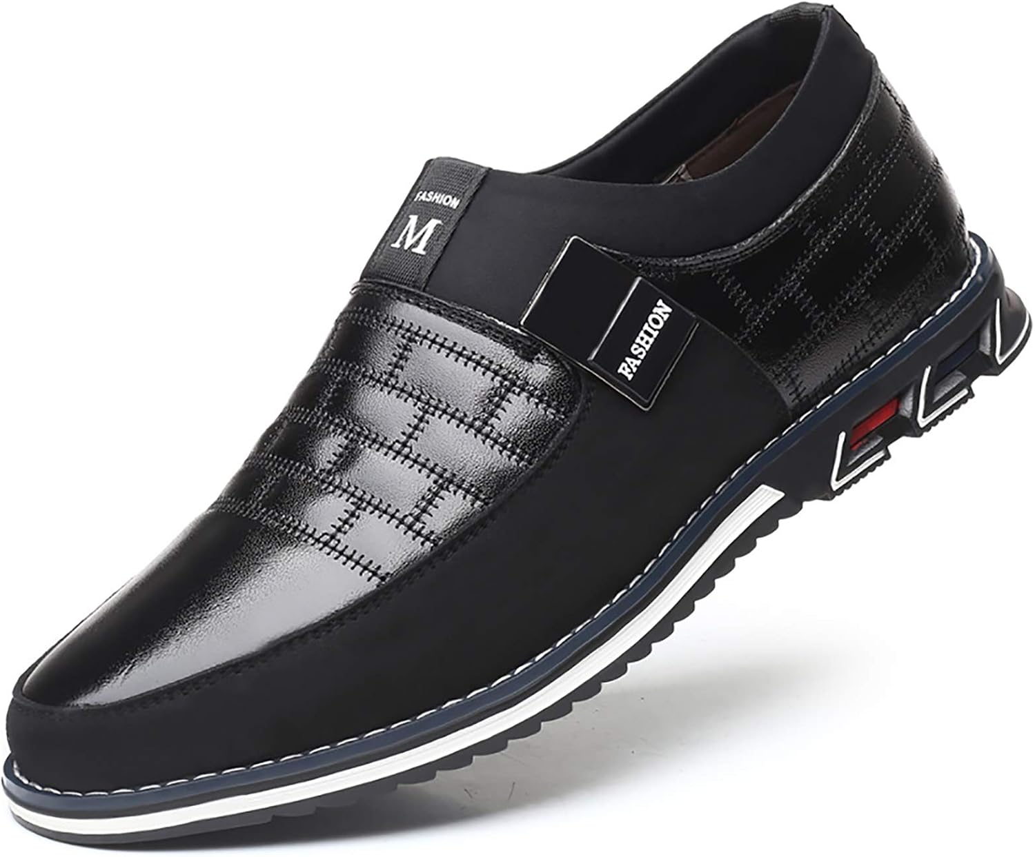 COSIDRAM Mens Casual Shoes Dress Sneakers Loafers Comfort Walking Shoes | Lightweight slip-on for hassle-free wear. Cloud-like comfort, sock-friendly fit for daily & semi-formal occasions.