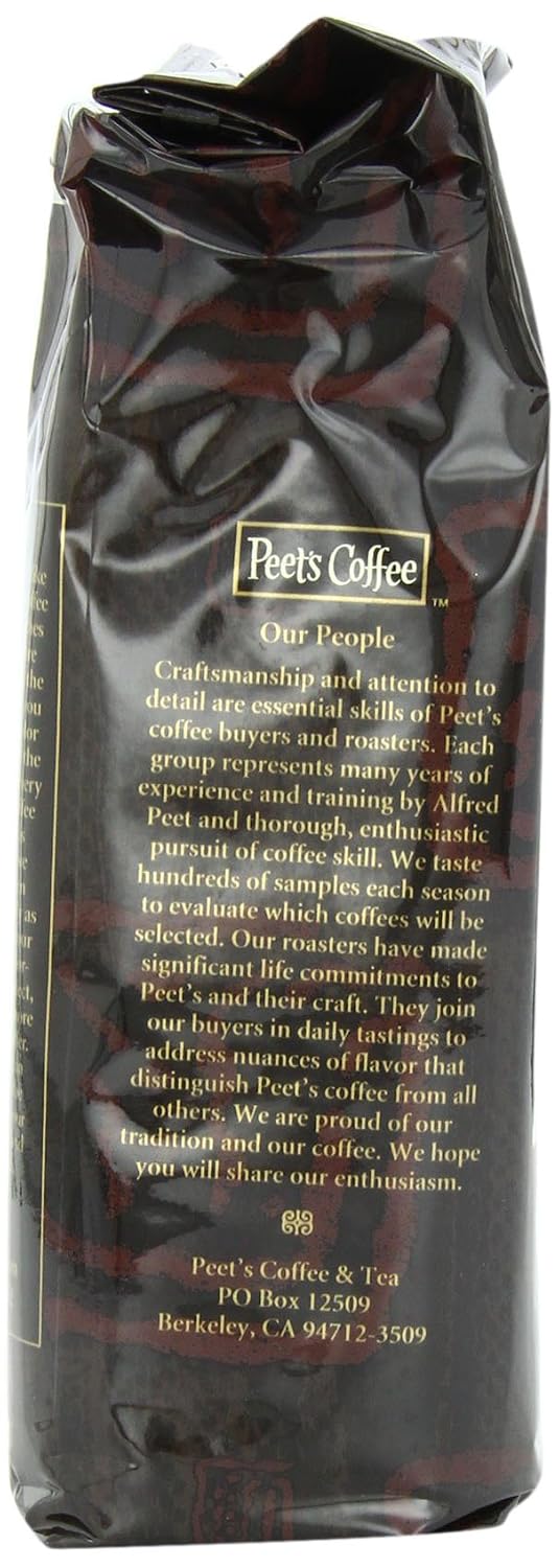 Peet's Coffee, Dark Roast Ground Coffee, 100% Arabica Coffee - Major Dickason's Blend 18 Ounce Bag