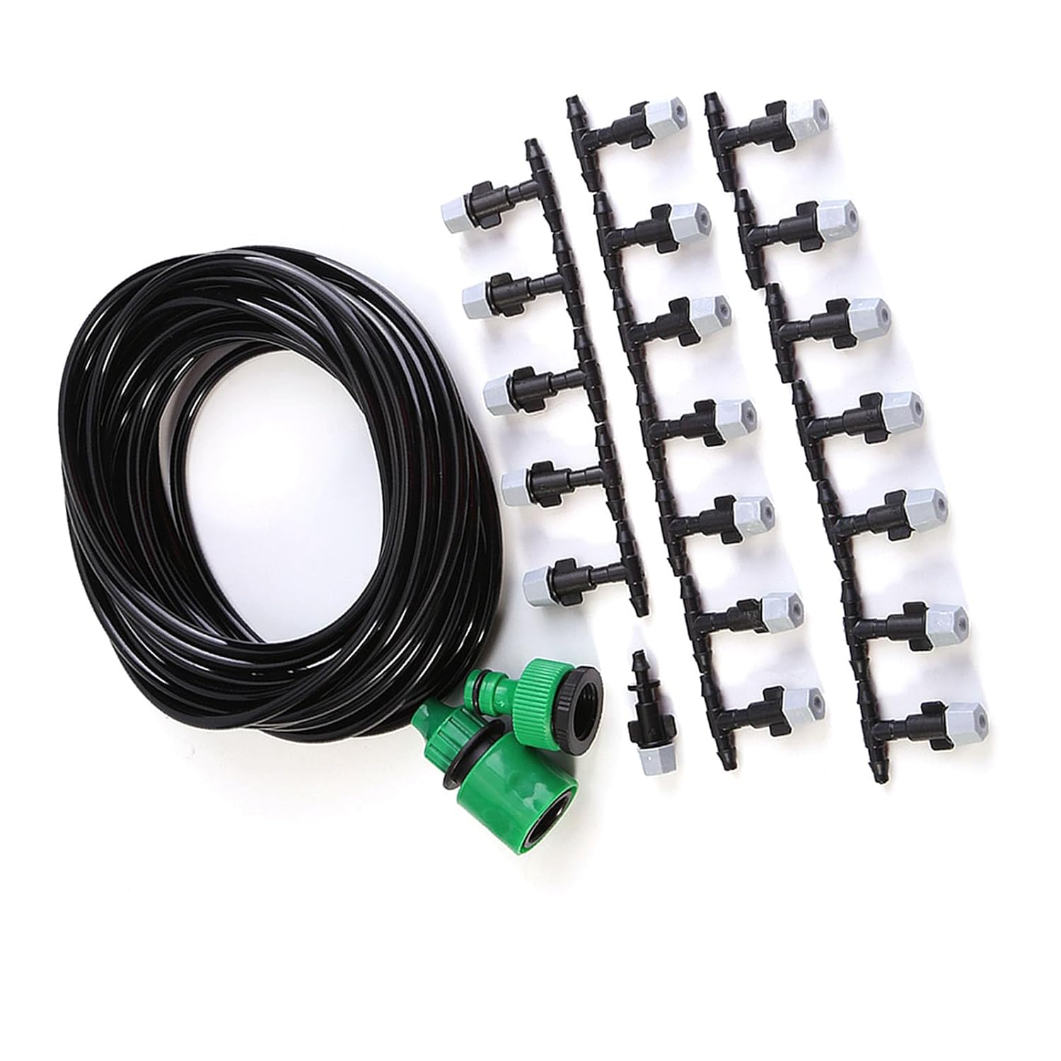 Misting Cooling System, 4/7mm Watering Tubing, Misting Nozzle Sprinkler