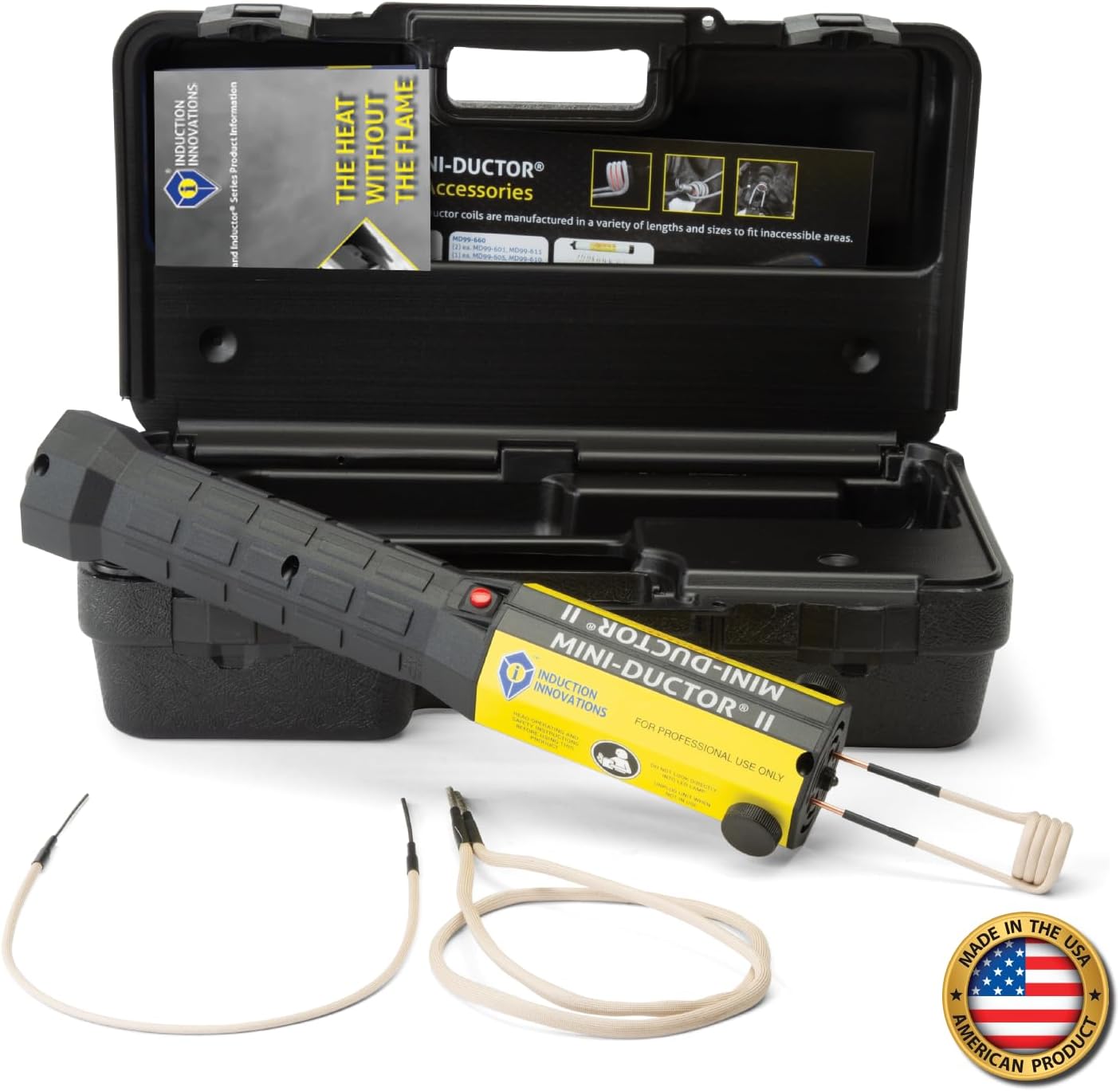 Induction Innovations - The Original Mini-Ductor II (MD-700) - Handheld Induction Heater with 3 Basic Coils