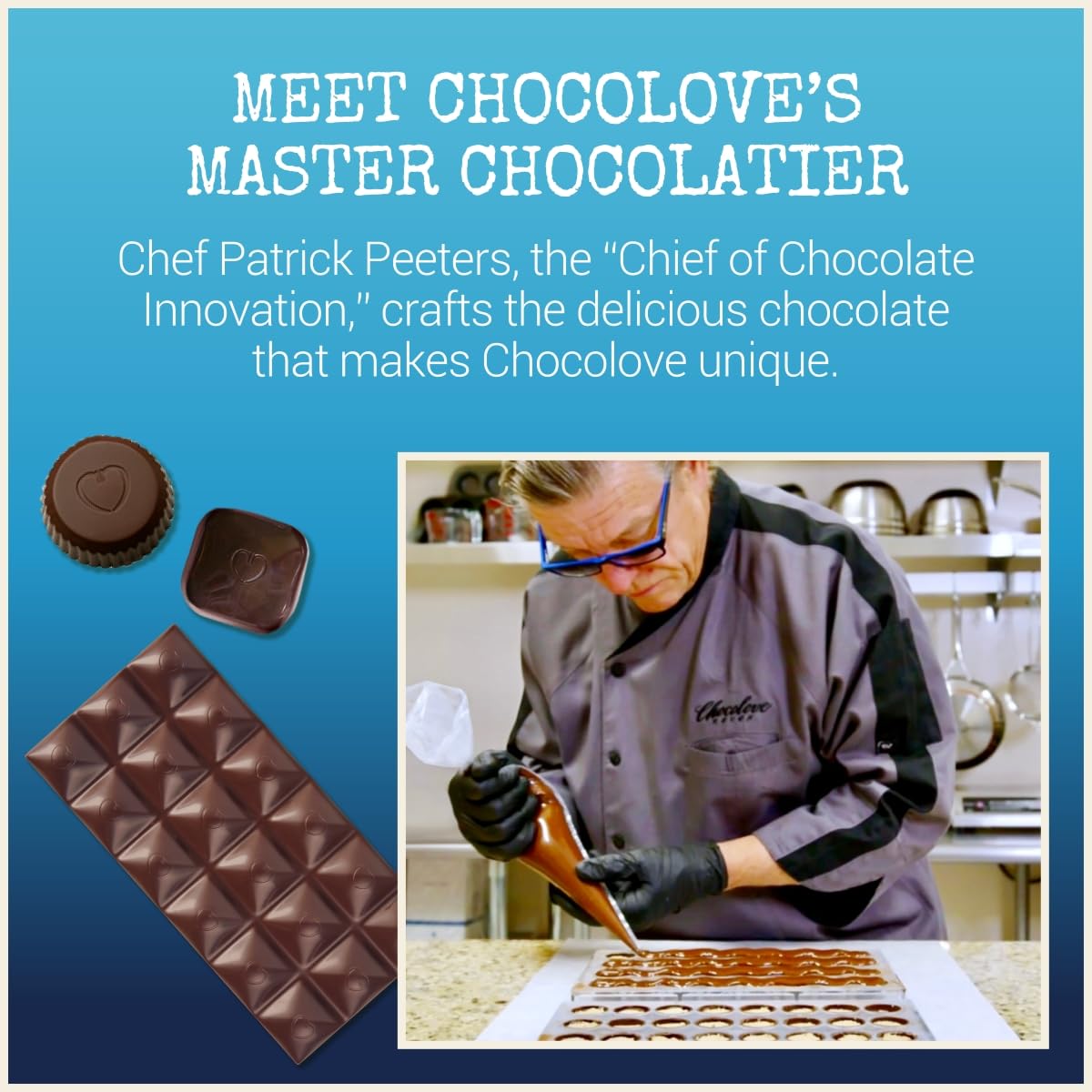 Chocolove Salted Caramel Chocolate Bars | 55% Cocoa | Silky Caramel with a Hint of Salt | Made with Premium Chocolate | Non-GMO, & Gluten-Free, 3.2 oz Bar (10 Pack)