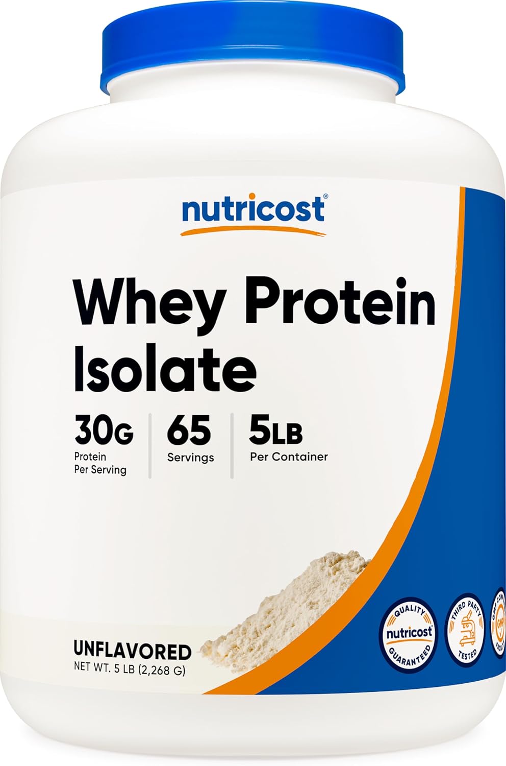 Nutricost Whey Protein Isolate Powder (Vanilla) 2LBS