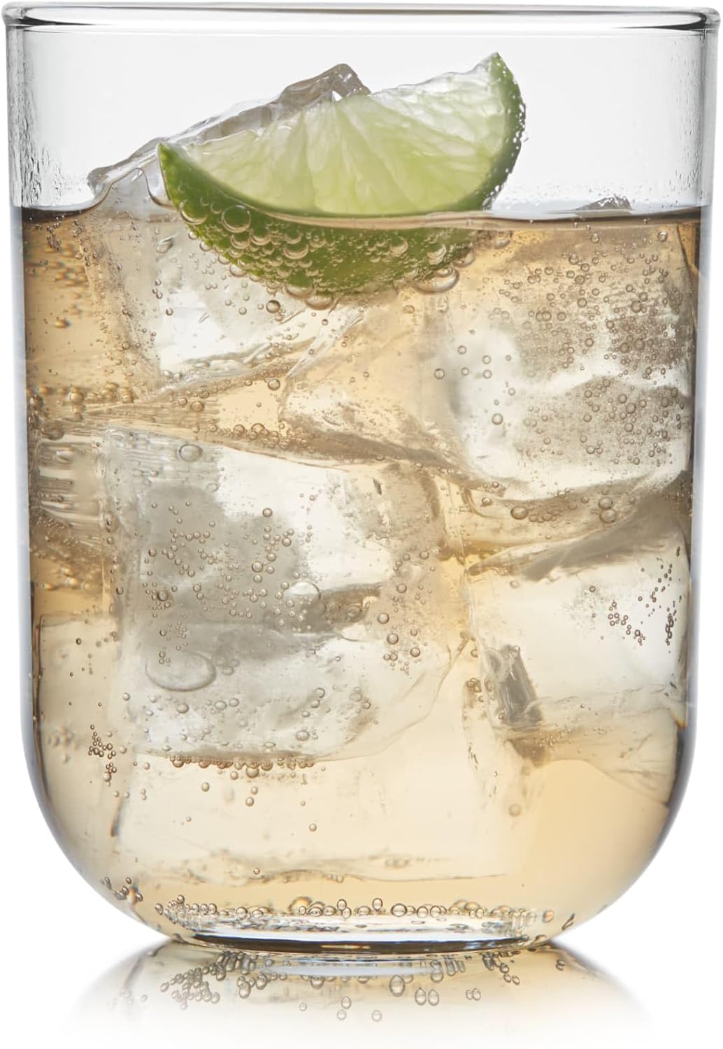 Libbey Blue Ribbon Rock Glasses Set, Artisan-Inspired Four-Dimple Shaped Glass Cups, Dishwasher Safe Whiskey Glasses Set of 8 for Dinners, Parties
