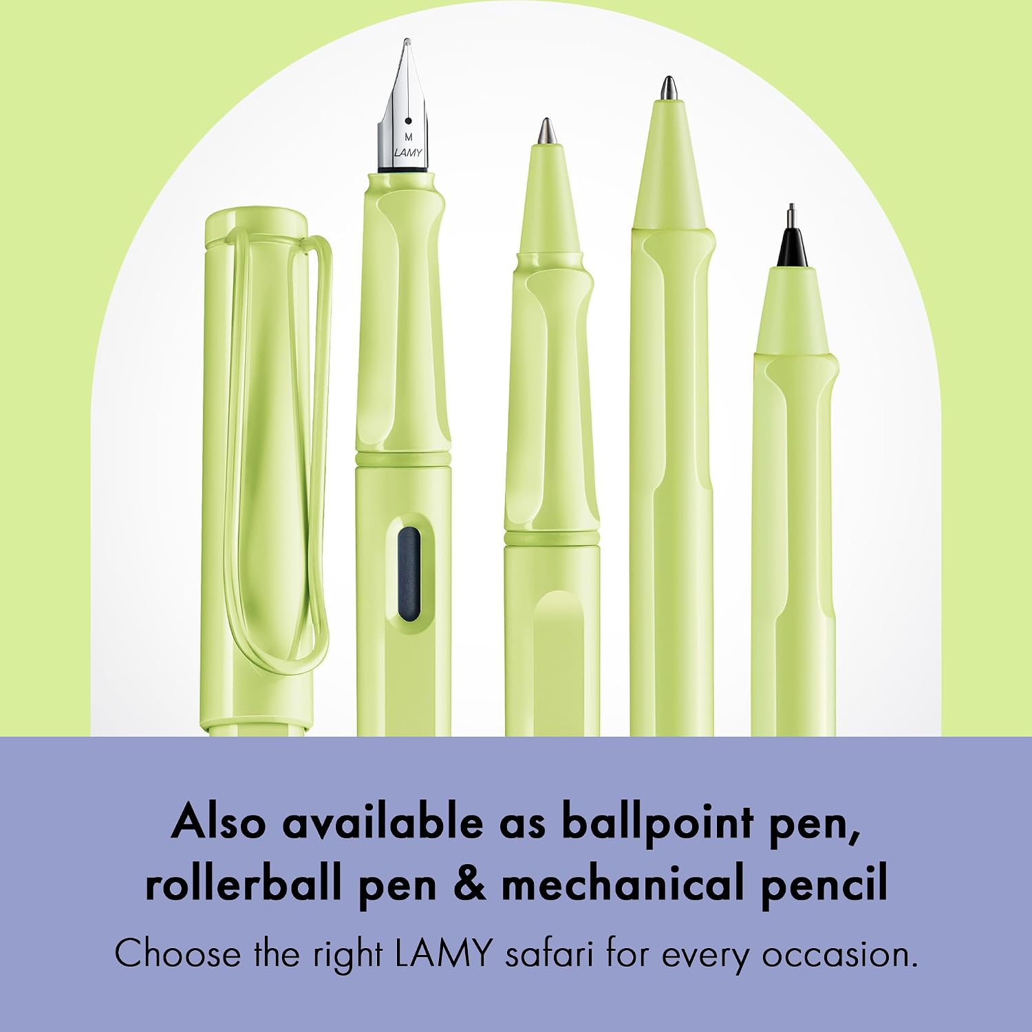 LAMY safari umbra - Fountain Pen with ergonomic grip & polished steel nib in size F - ideal for any Writing & Calligraphy - including LAMY T 10 blue cartridge - Right-Handed