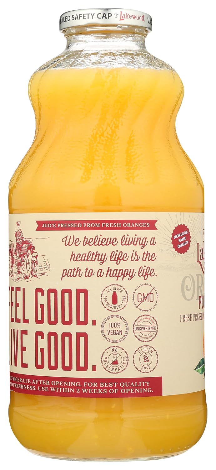 Lakewood, Organic Pure Apple Juice, 32 oz