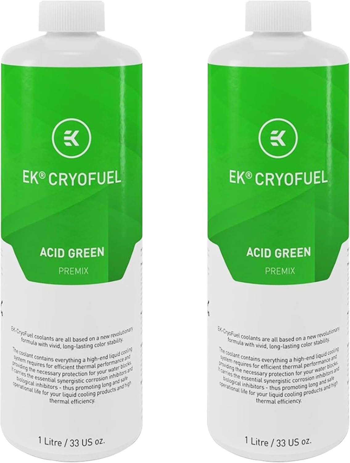 EKWB EK-CryoFuel Premix PC Coolant, 1000mL, Space Black, 2-Pack