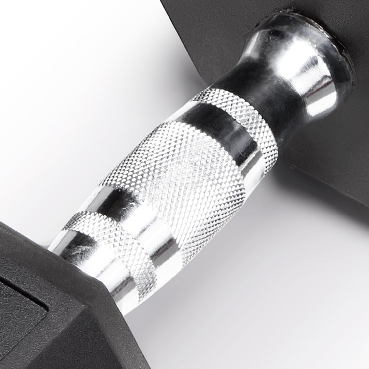 Marcy Classic Rubber Hex Dumbbell with Knurled Grip for Strength Training and Bodybuilding, 5lb - 50lb Single Dumbbell for Exercise & Fitness, Sold Individually