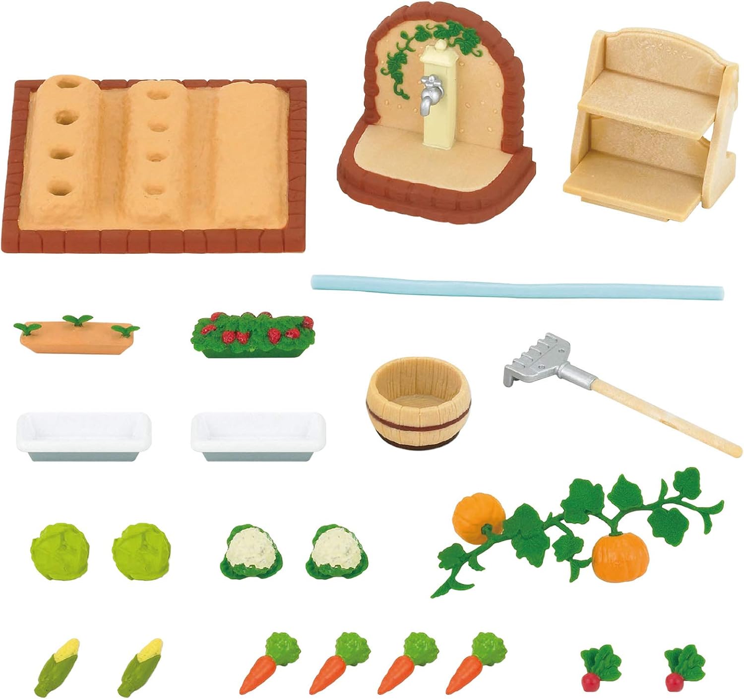 Epoch Sylvanian Families Sylvanian Family Vegetable Gardening Set KA-616 (Japan Import)