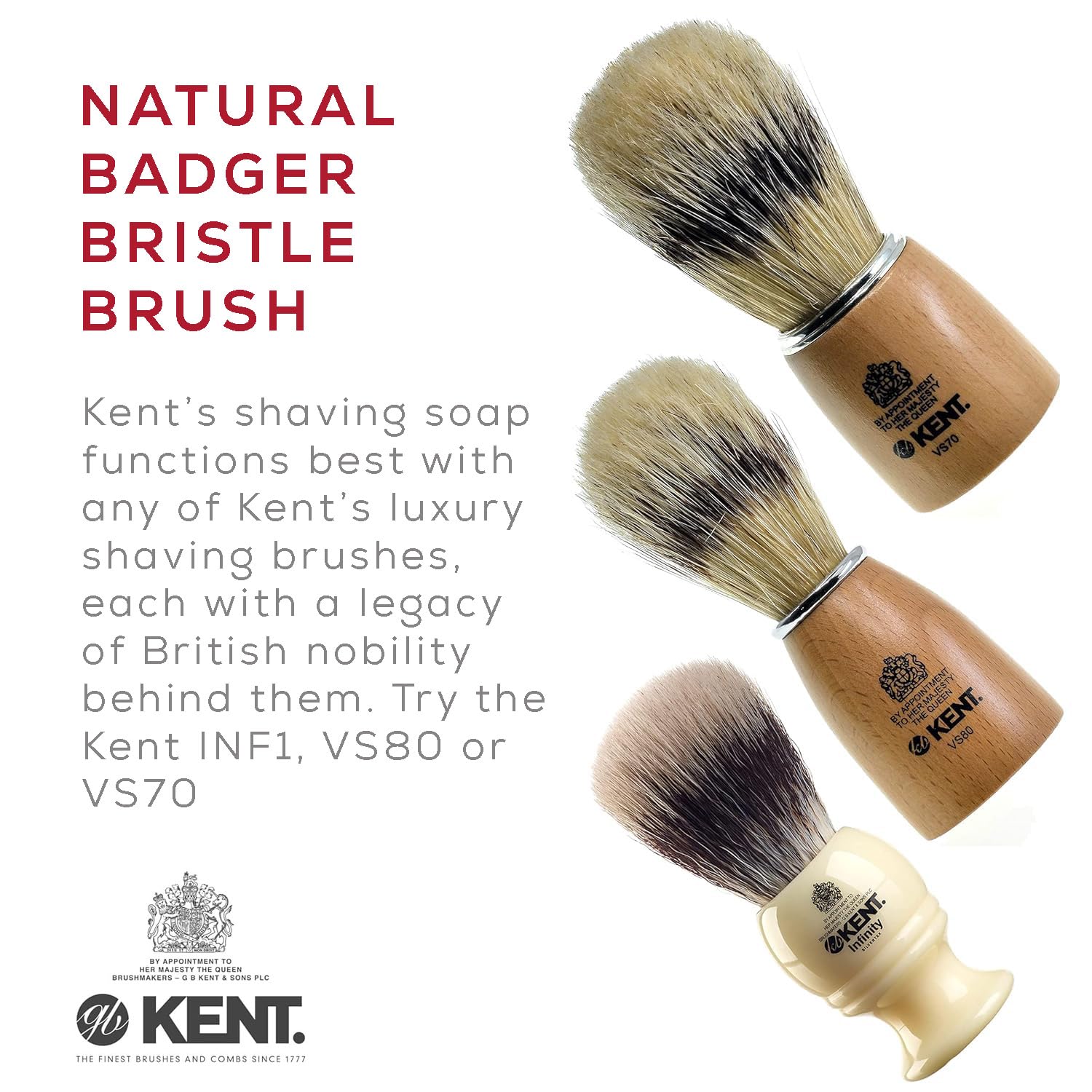 Kent SB2 Shaving Soap Puck Refill for Men for Shaving Soap Bowl Use with Shaving Brush for Men, Luxury Shave Barber Soap Made with Extracts of Coconut, Sgea, Jaboba Made in England