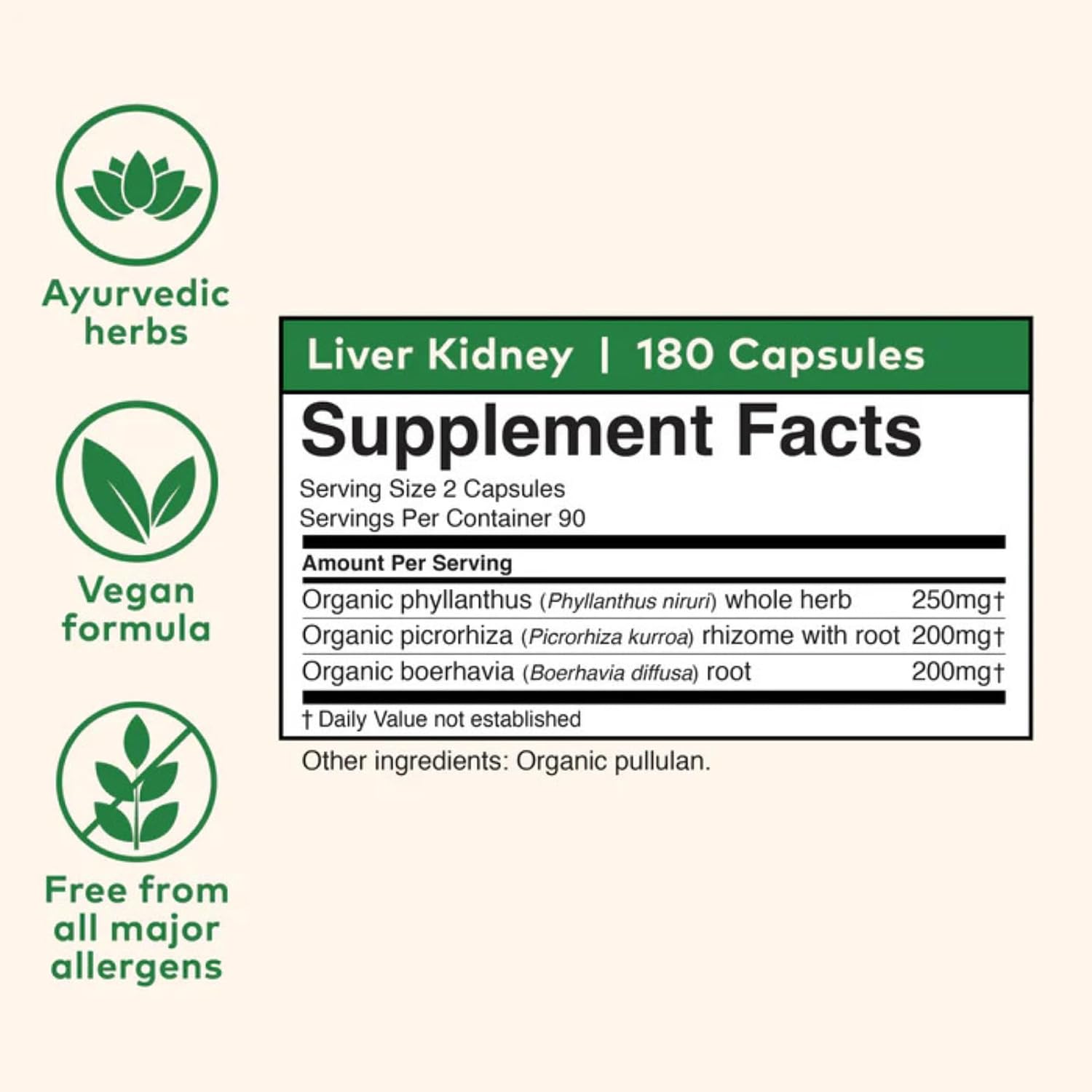 ORGANIC INDIA Liver and Kidney Cleanse Detox Repair - Herbal Supplement - Detoxify & Rejuvenate, Supports Healthy Liver & Kidney Function, Vegan, USDA Certified Organic, Non-GMO - 90 Capsules
