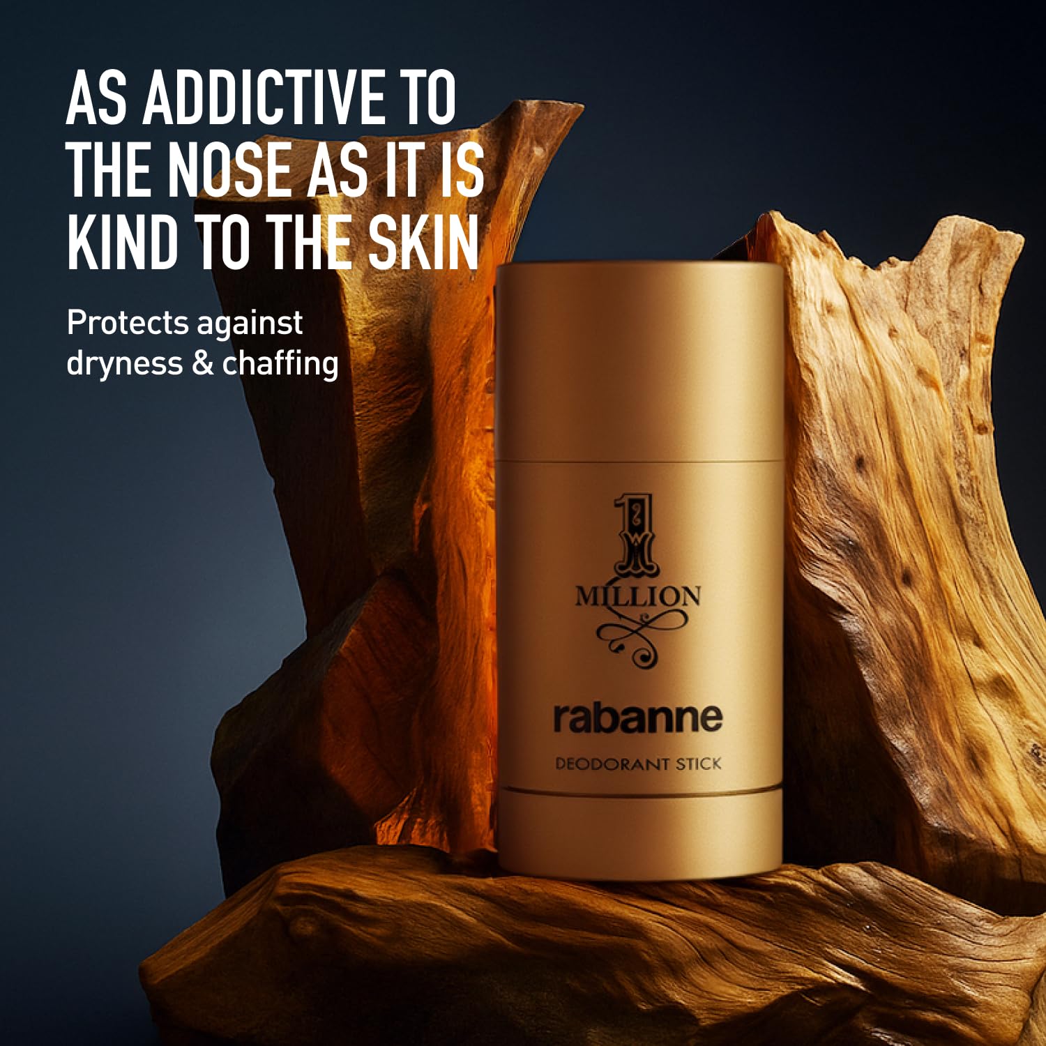 Rabanne 1 Million Deodorant Stick for Men - Luxury Fragrance Solid Deodorant with Fresh Leather, Warm Spice & Sensual Musk
