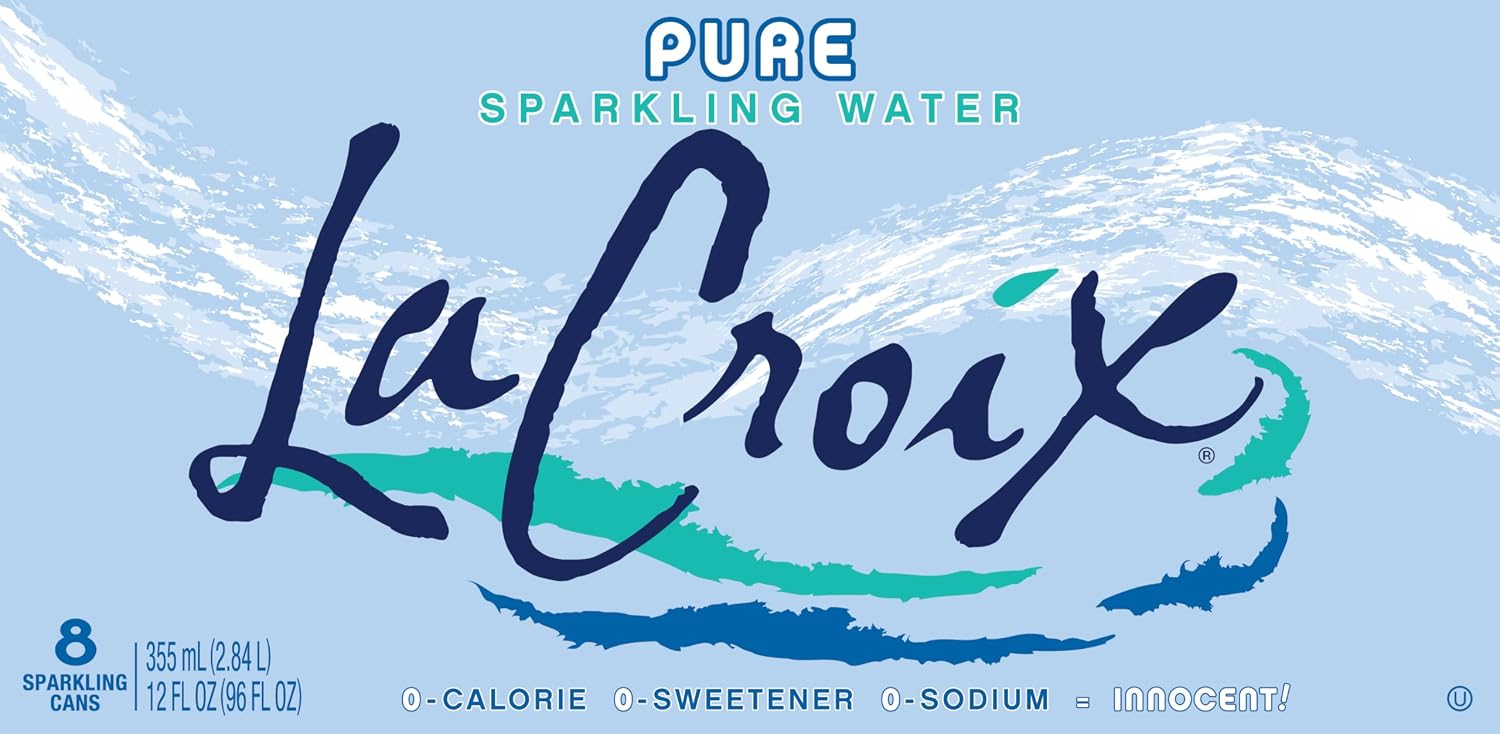 LaCroix Sparkling Water, Pure, 12 Fl Oz (pack of 8)