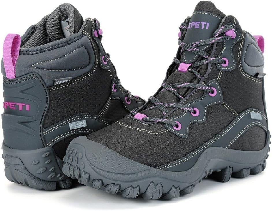 XPETI Women's Dimo Mid Waterproof Outdoor Hiking Boot Non Slip