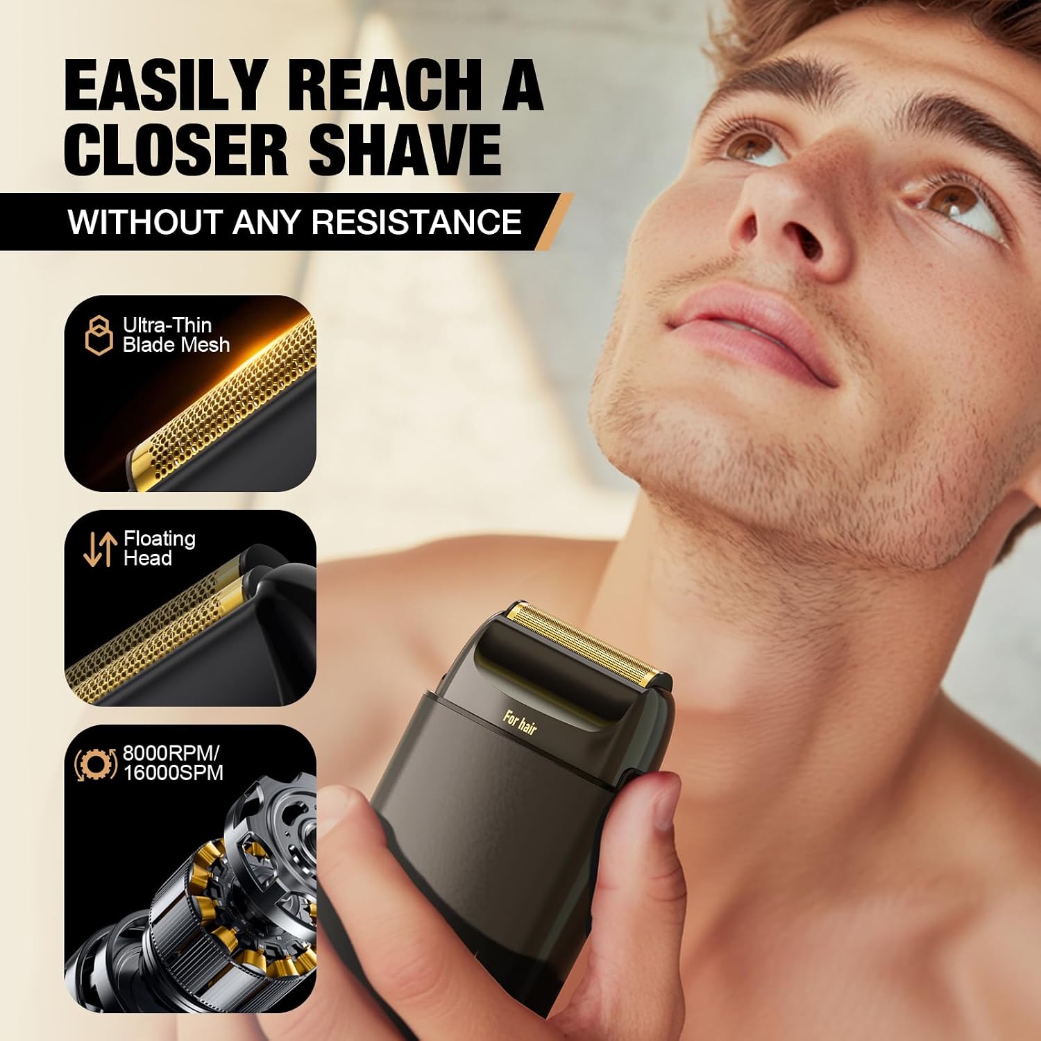 SUPRENT® PRO Professional Hair Clippers for Men- Hair Cutting Kit & Zero Gap T-Blade Trimmer Combo- Cordless Barber Clipper Set with LED Display