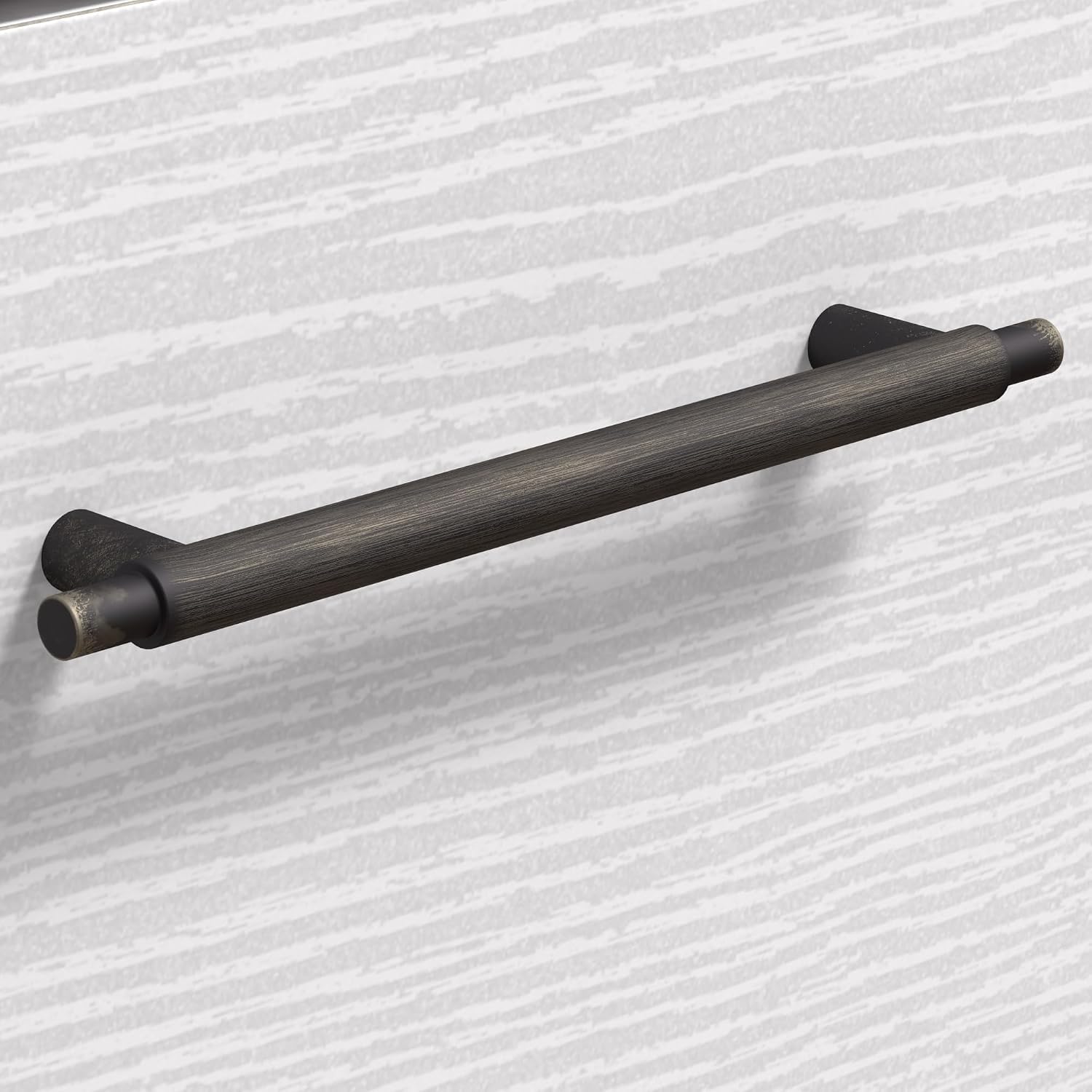 Bush Home Key West 2 Drawer Lateral File Cabinet in Washed Gray, Document Storage for Home Office, Accent Chest with Drawers