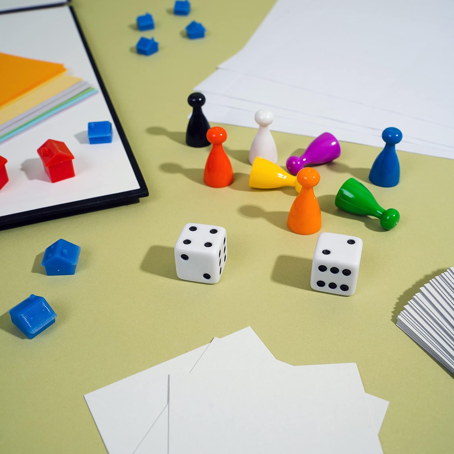 Create Your Own Opoly Board Game Kit with Blank Board & Game Pieces