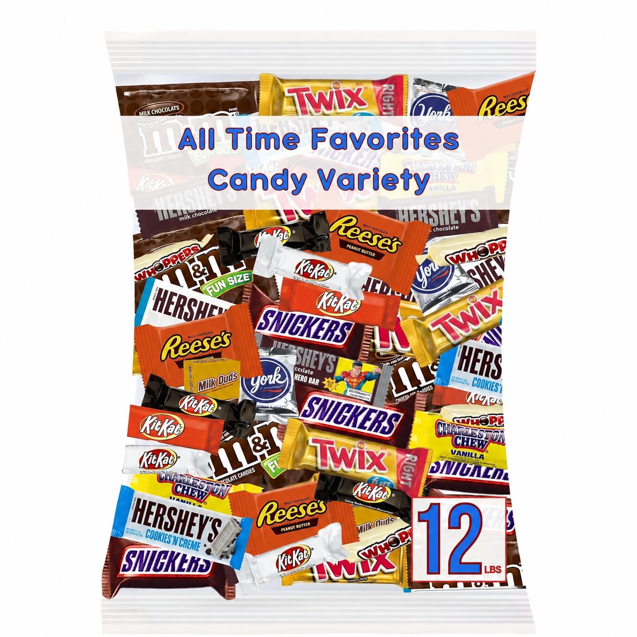 ULTIMATE Assorted CHOCOLATE Candy Mix! (4 Lbs.) Fun Mega Variety! Individually Wrapped Minis, Bulk, FRESH & DELICIOUS Fun Size Assortment