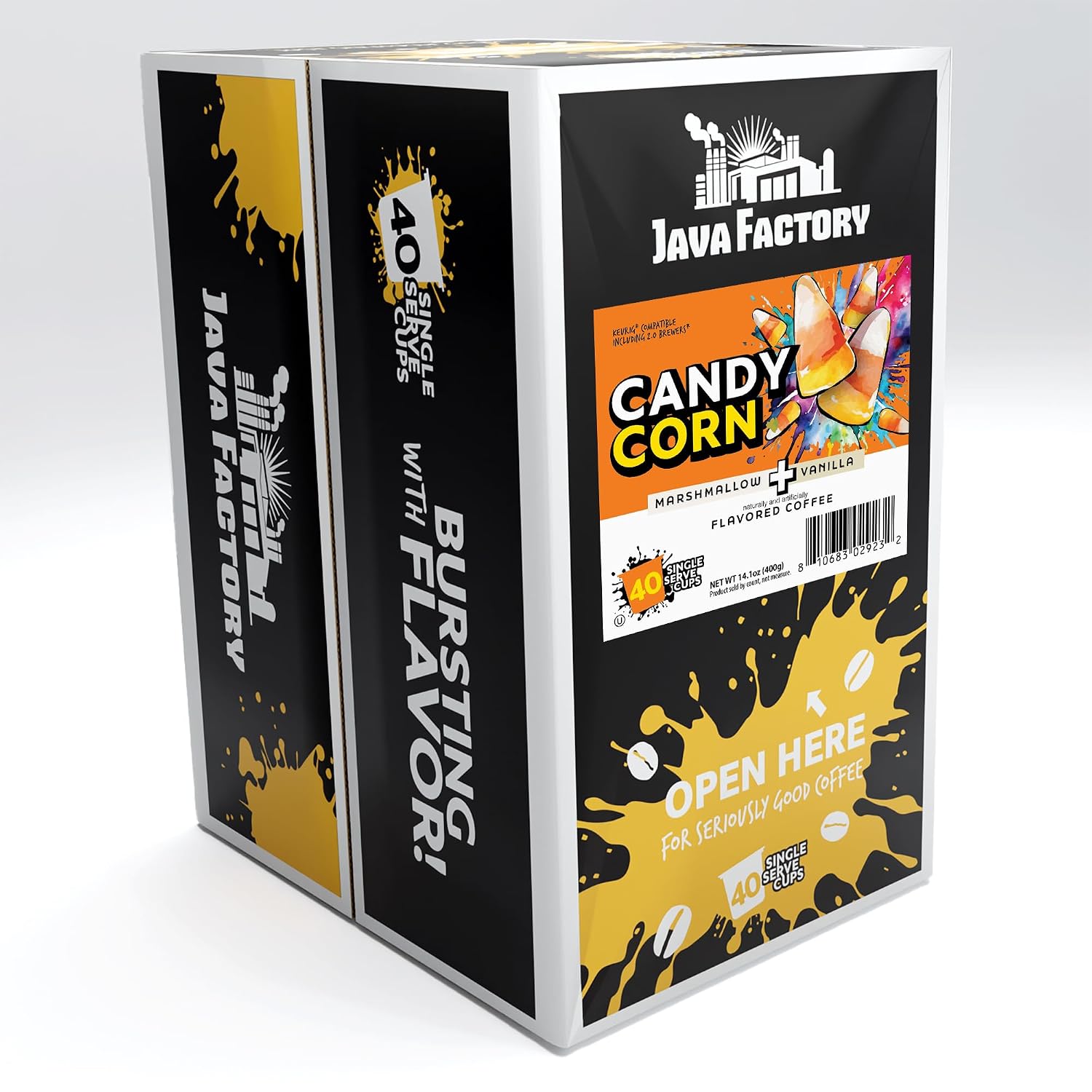 Java Factory Coffee Pods Compatible with K Cup Brewers Including 2.0, Assorted Variety Pack, 80 Count