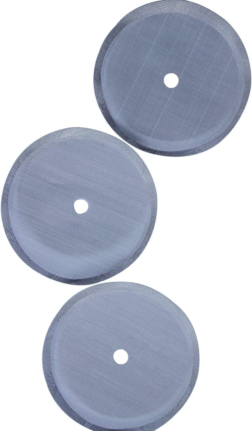 MIRA Stainless Steel French Press Filters, Set of 3, Fits Most 34 oz French Presses