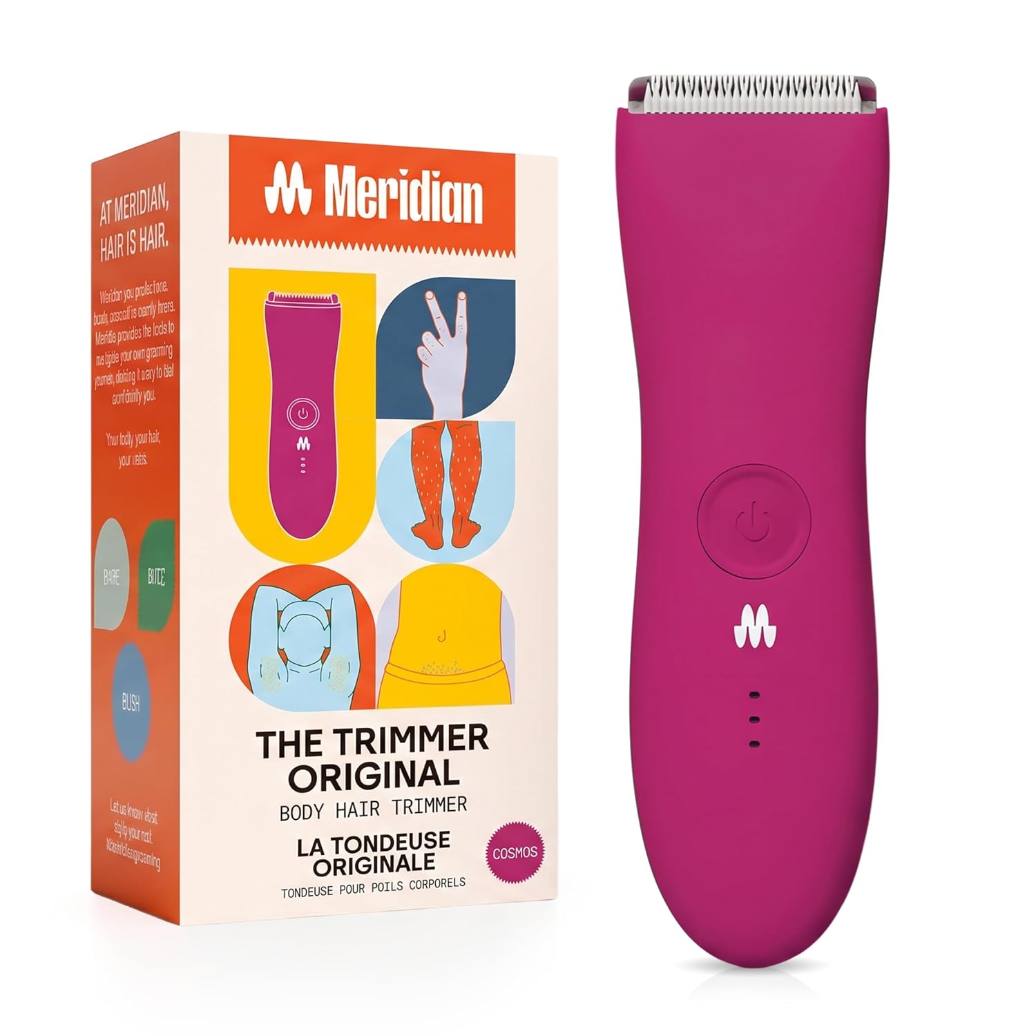 MERIDIAN The Trimmer Original | Body Hair Trimmer for Men & Women | Sage