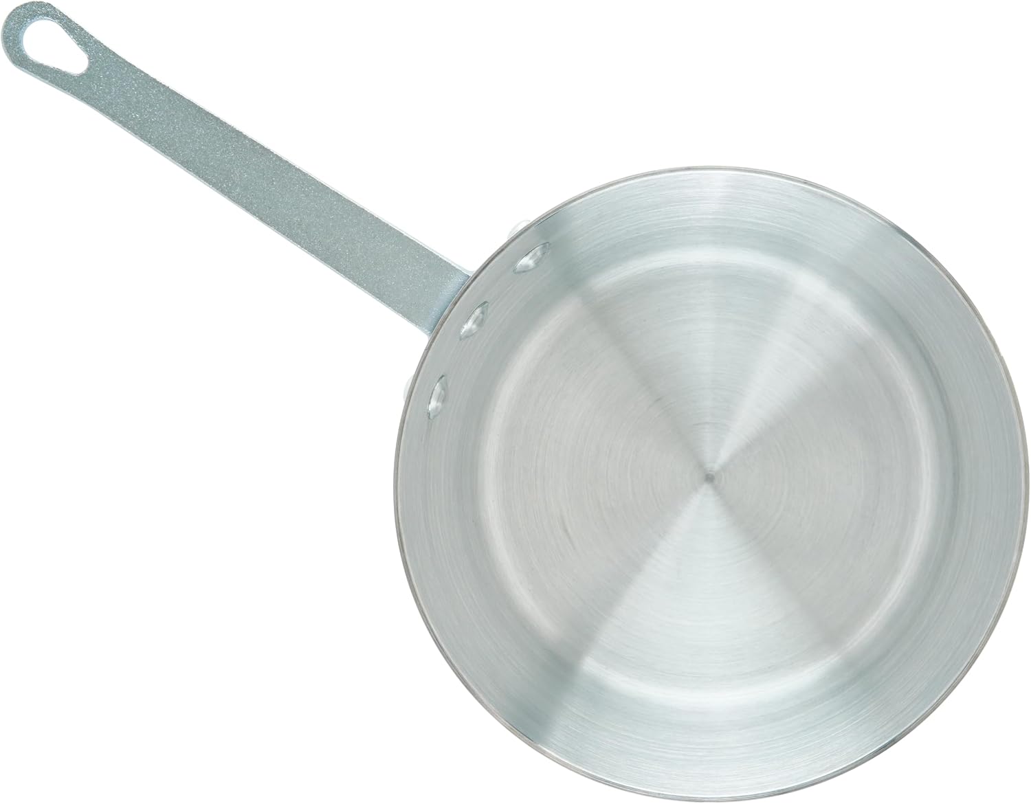 Winco 3 3/4 qt Heavy-Duty Tapered Aluminum Sauce Pan, 3.75 qt | Tapered sides, Heavy-duty, Riveted handle, Great for Cooking and Food Preparation